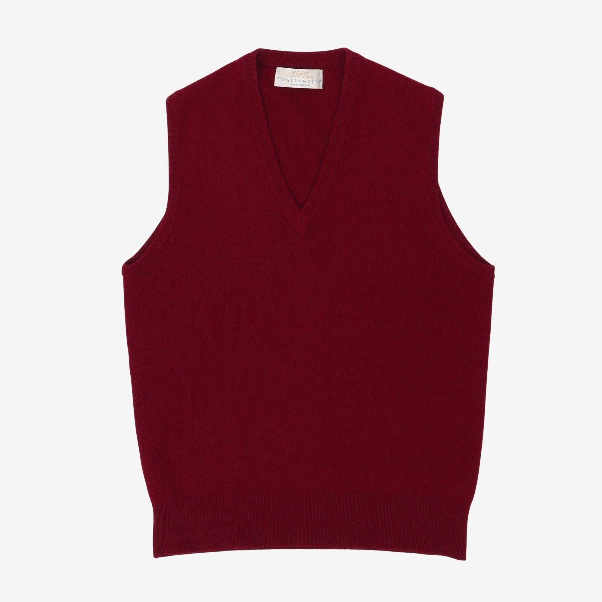 Cashmere V Neck Vest