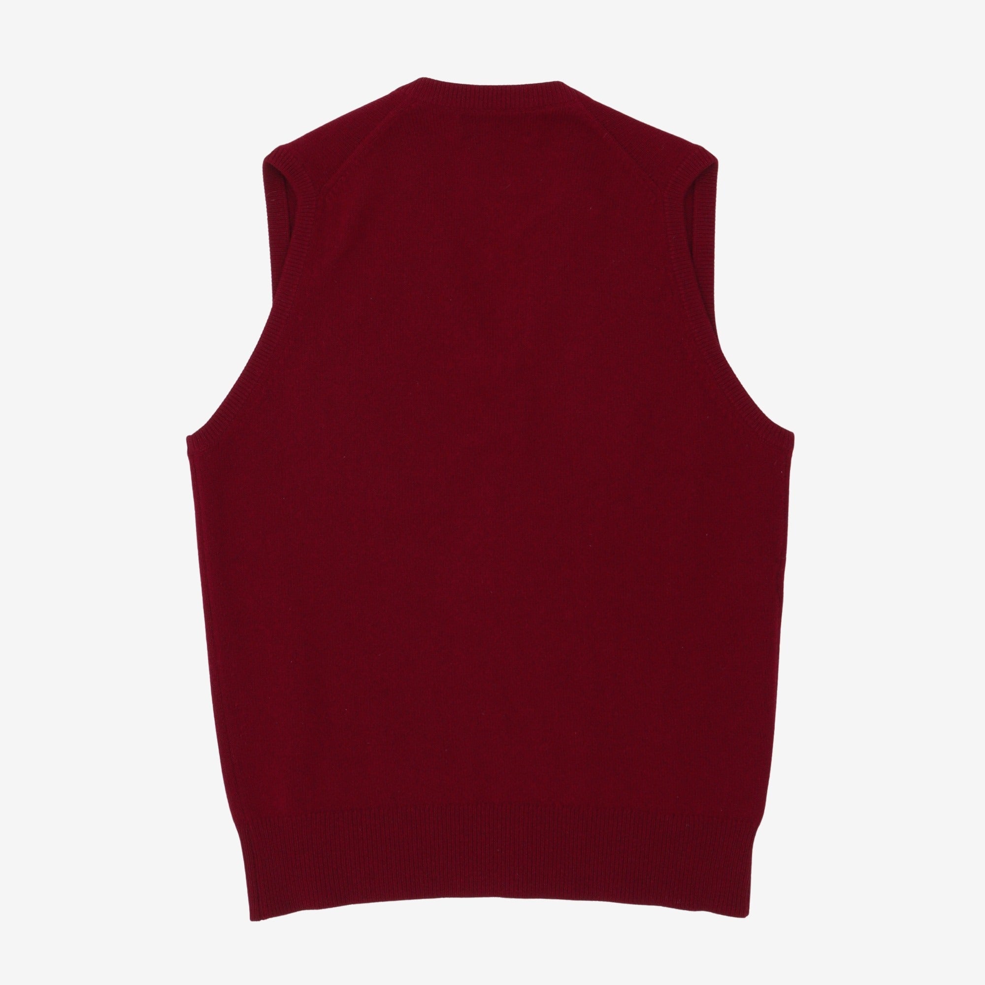 Cashmere V Neck Vest