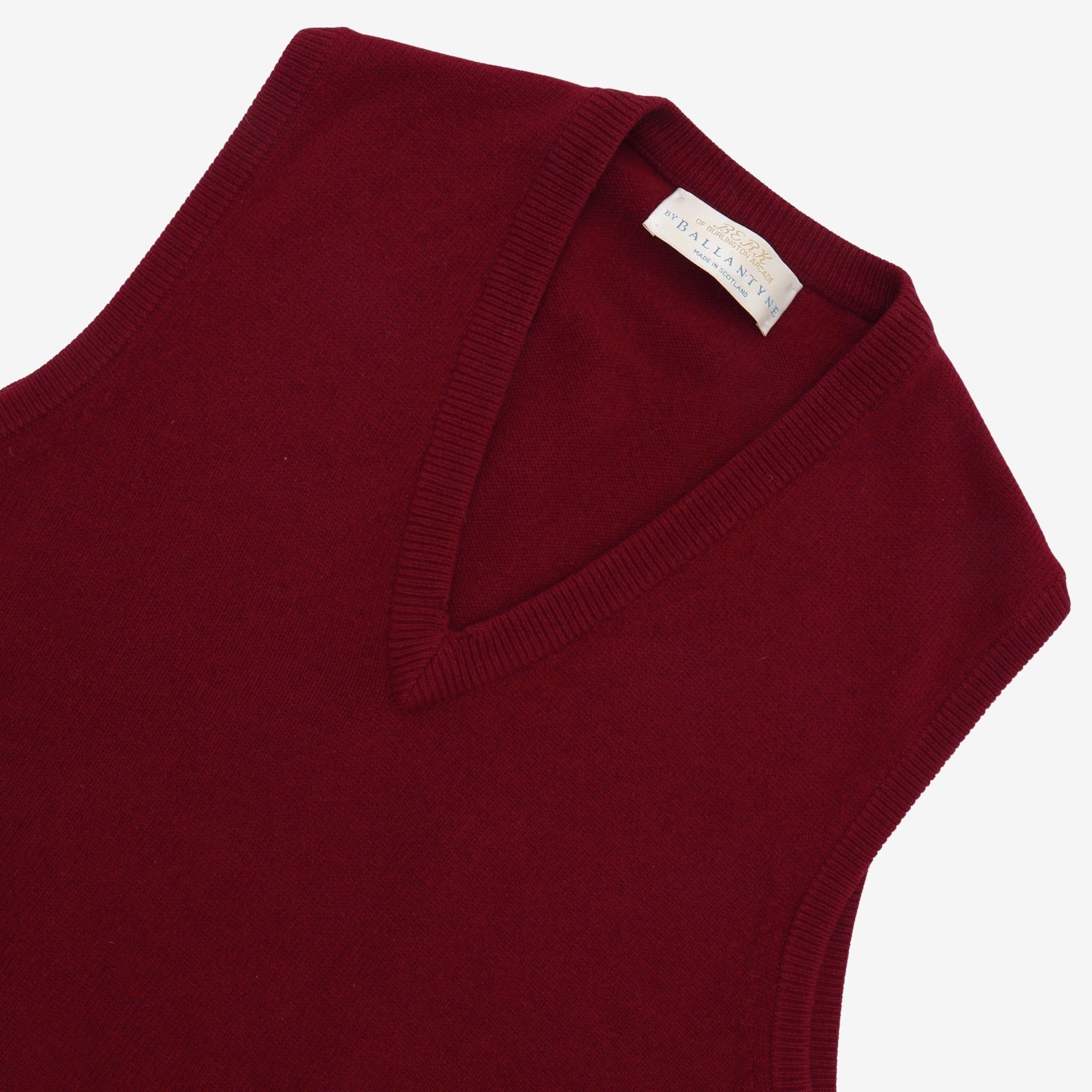 Cashmere V Neck Vest