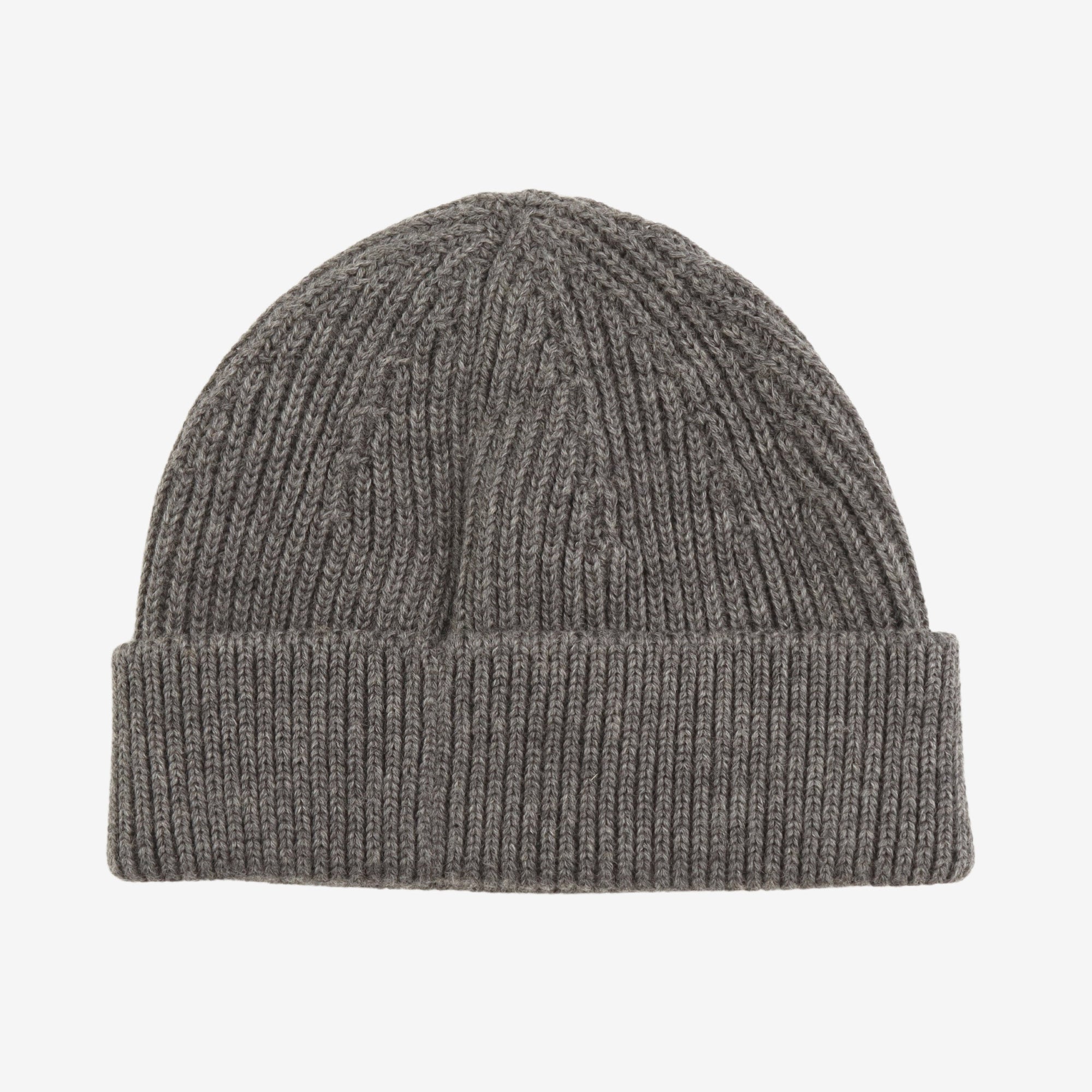 Wool Ribbed Beanie
