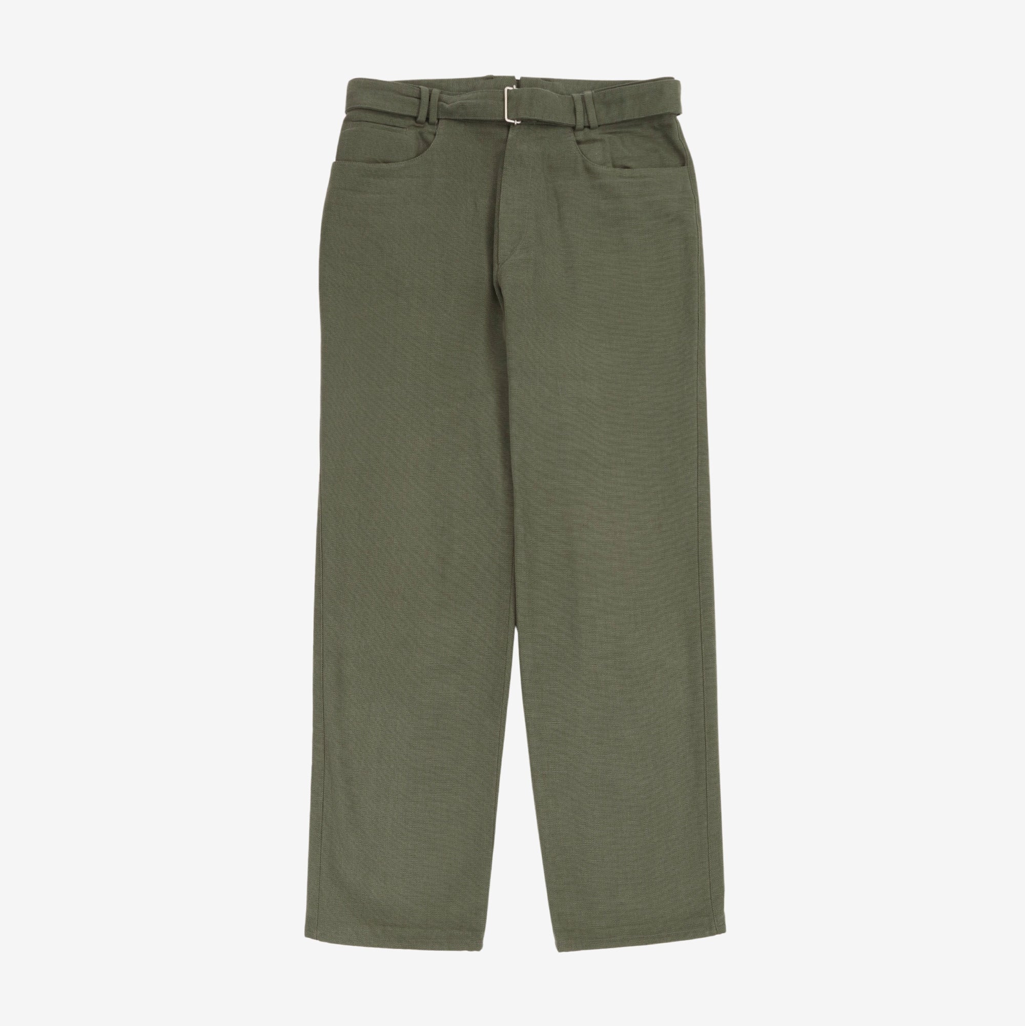 Plain Front Duck Trouser