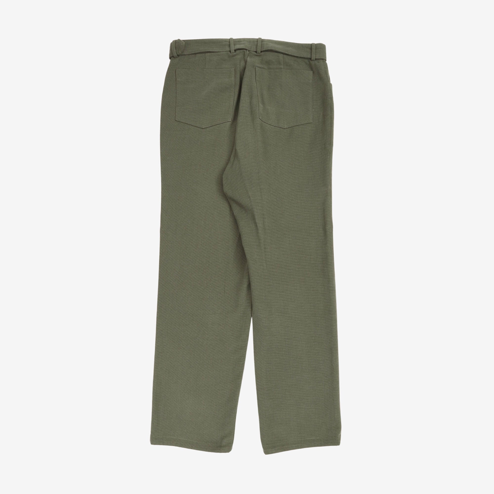 Plain Front Duck Trouser