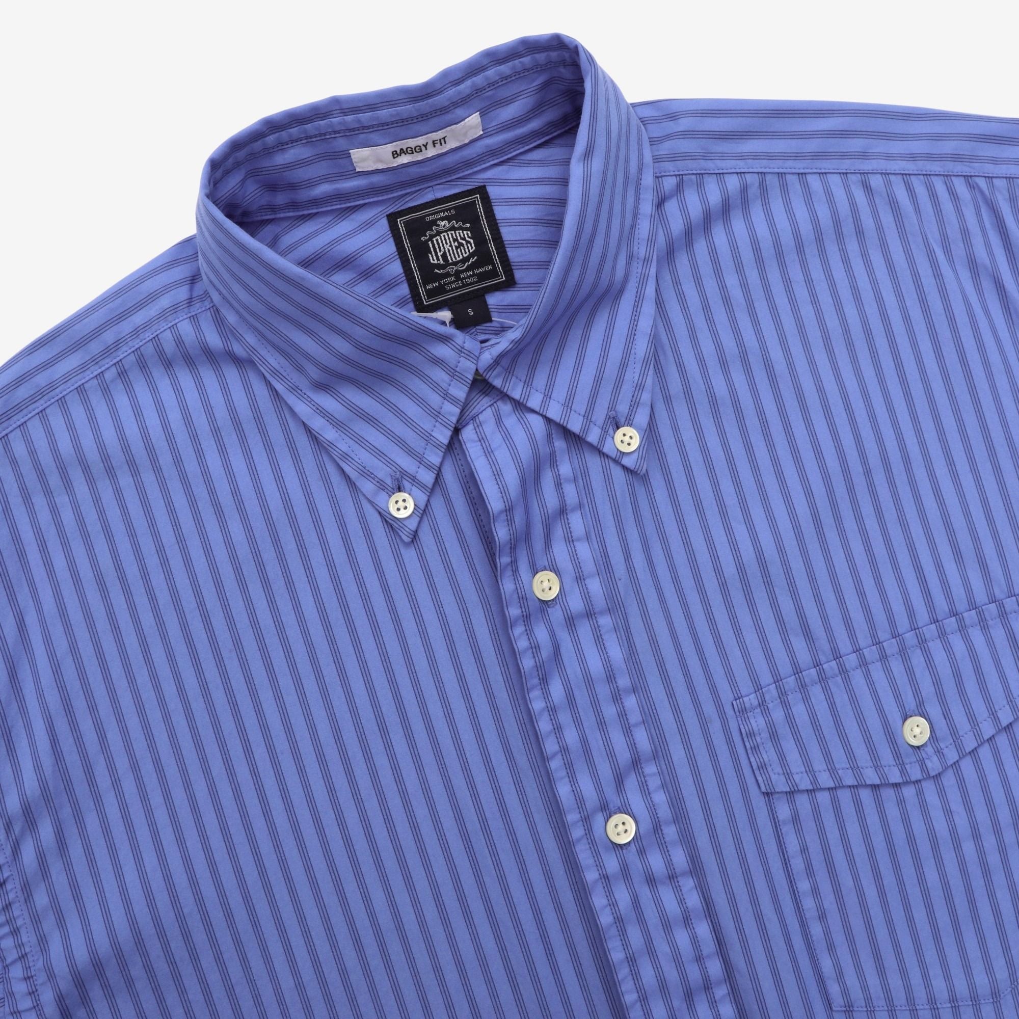 Baggy Fit Stripe BD Shirt