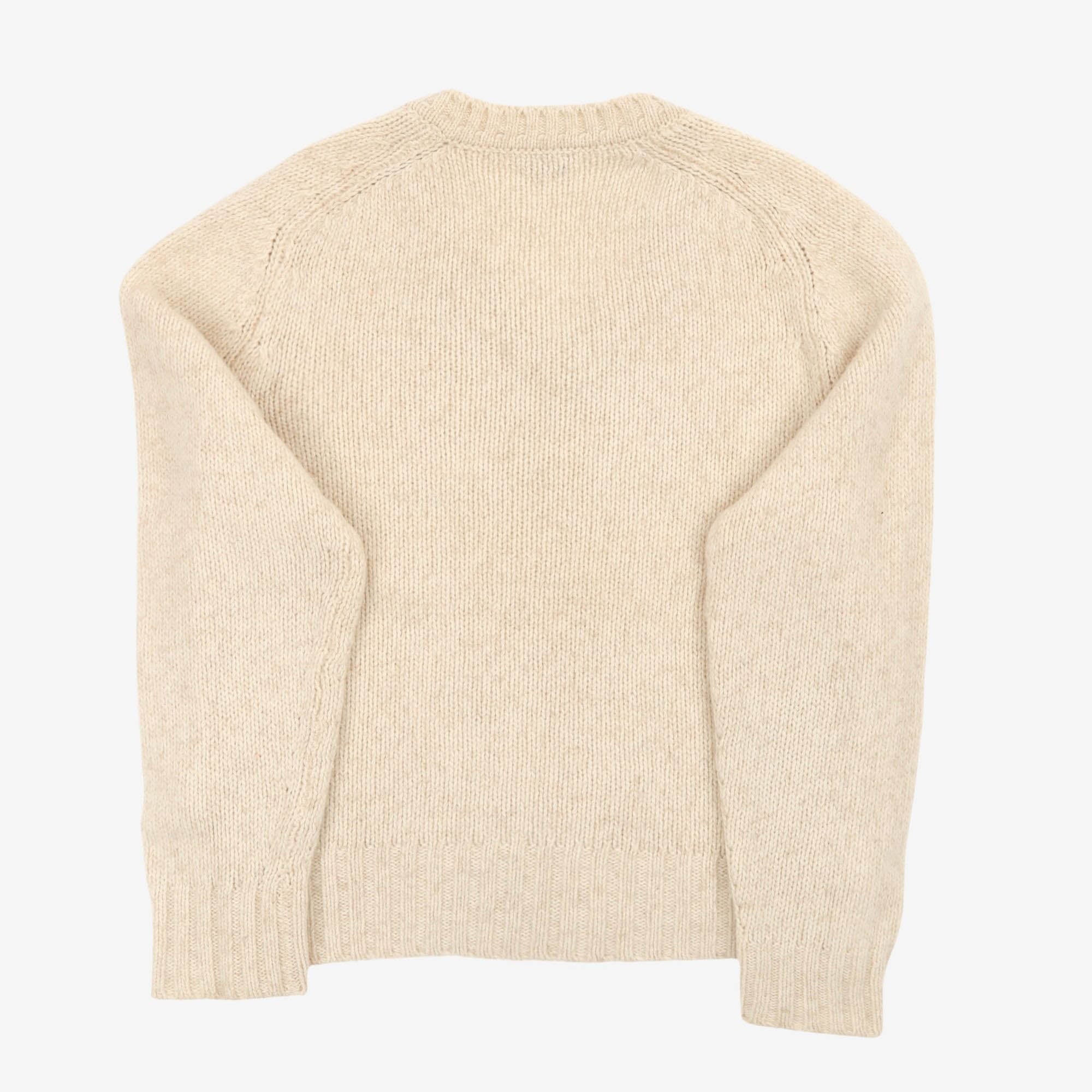 Wool Cashmere V Neck Sweater