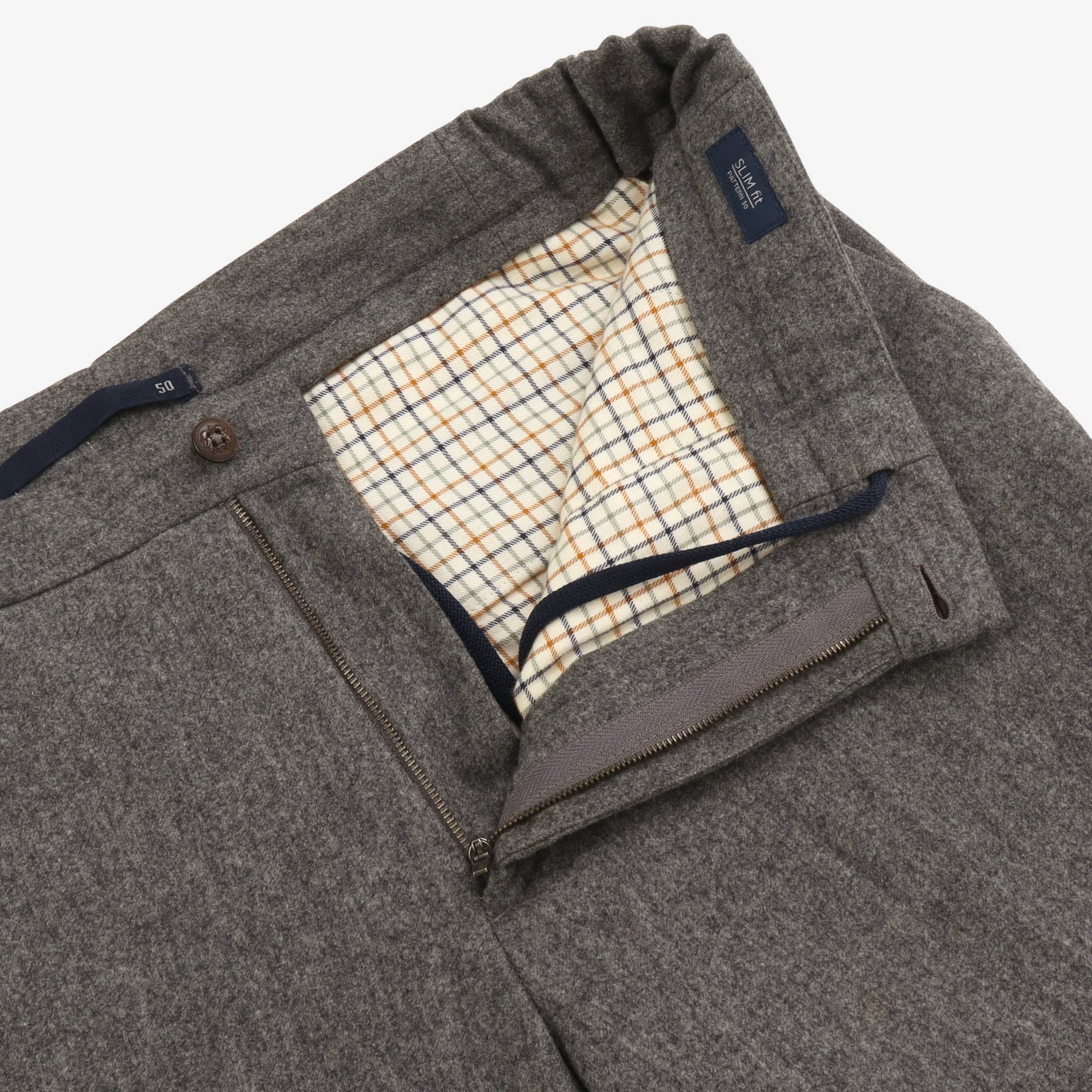 Wool Pleated Trousers