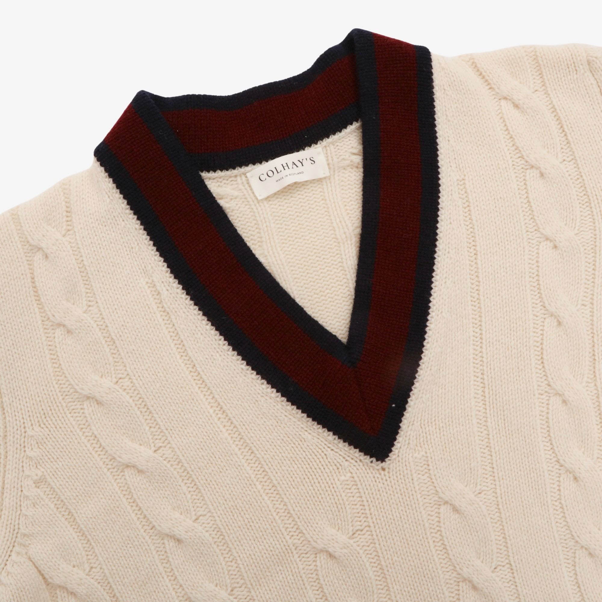 Superfine Lambswool Cricket Sweater