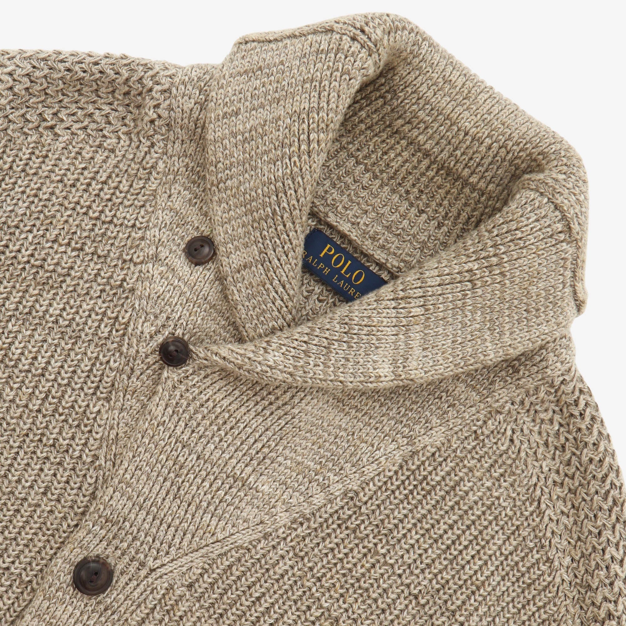Shawl Collar Knit Cardigan