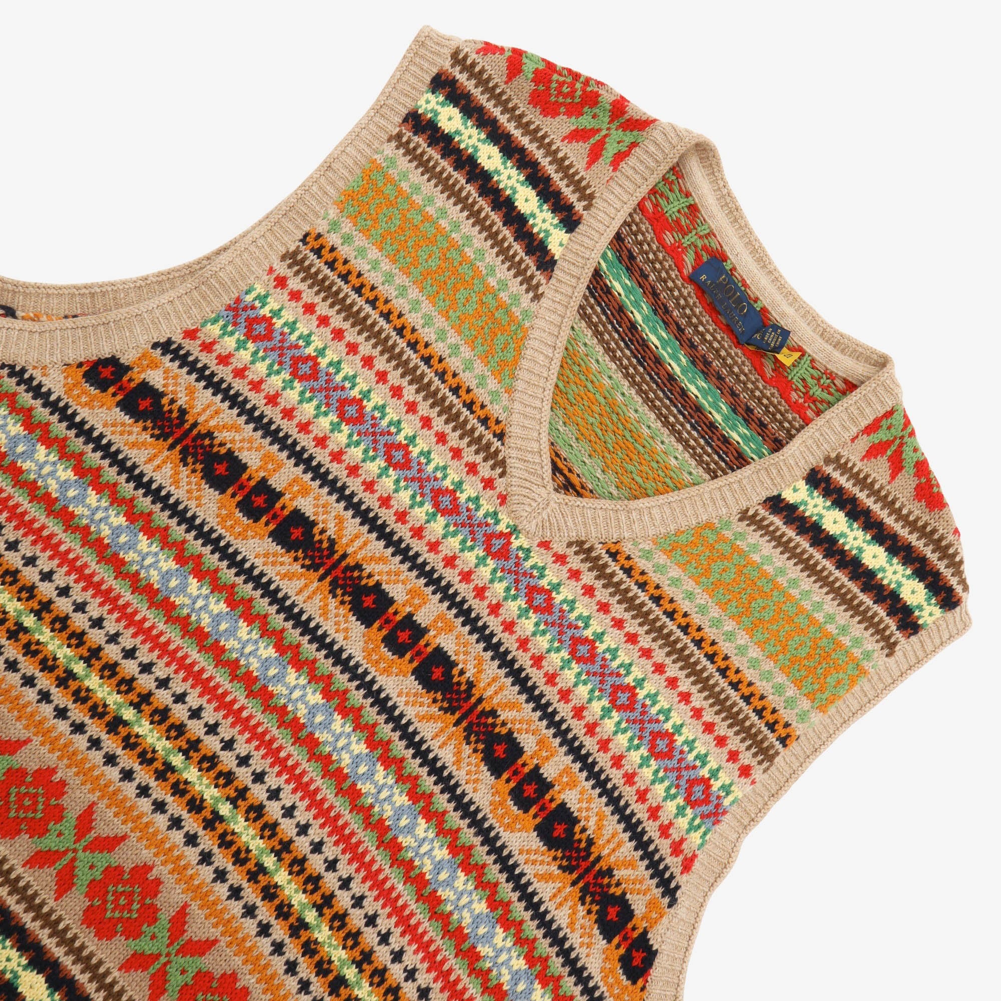 Fair Isle Cashmere Blend Vest
