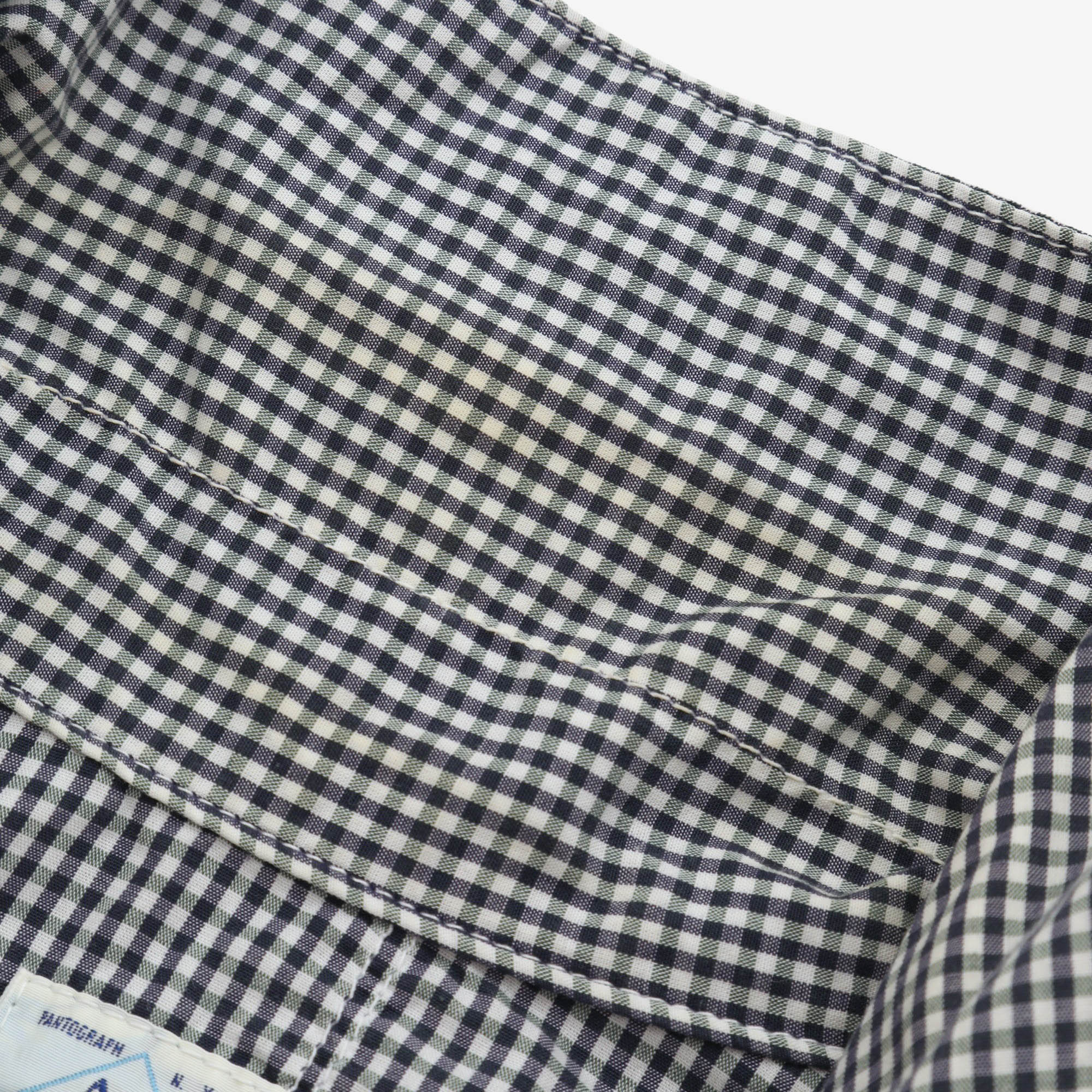 Gingham Check Melton Jacket