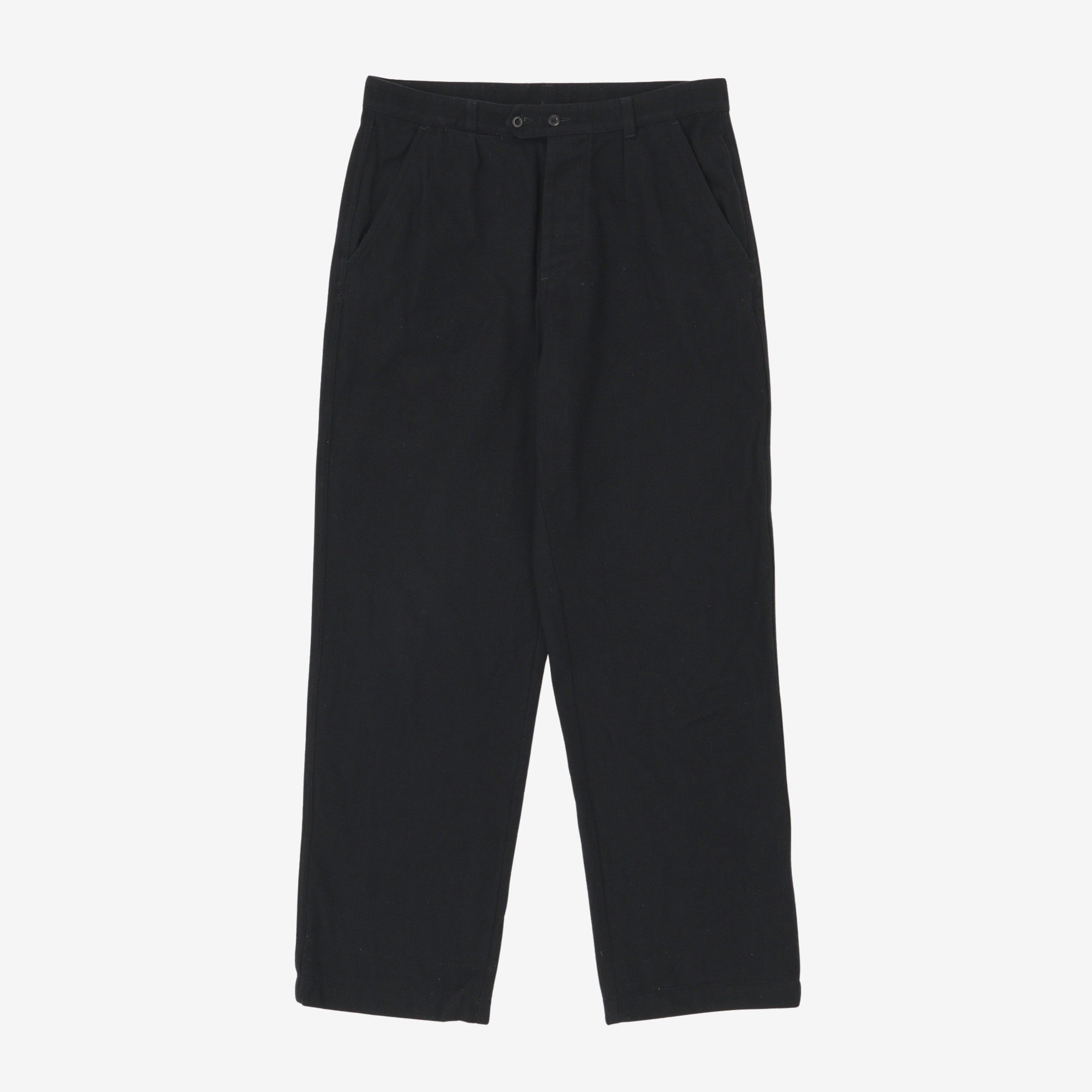 MHL Wool Stitch Pleat Trousers