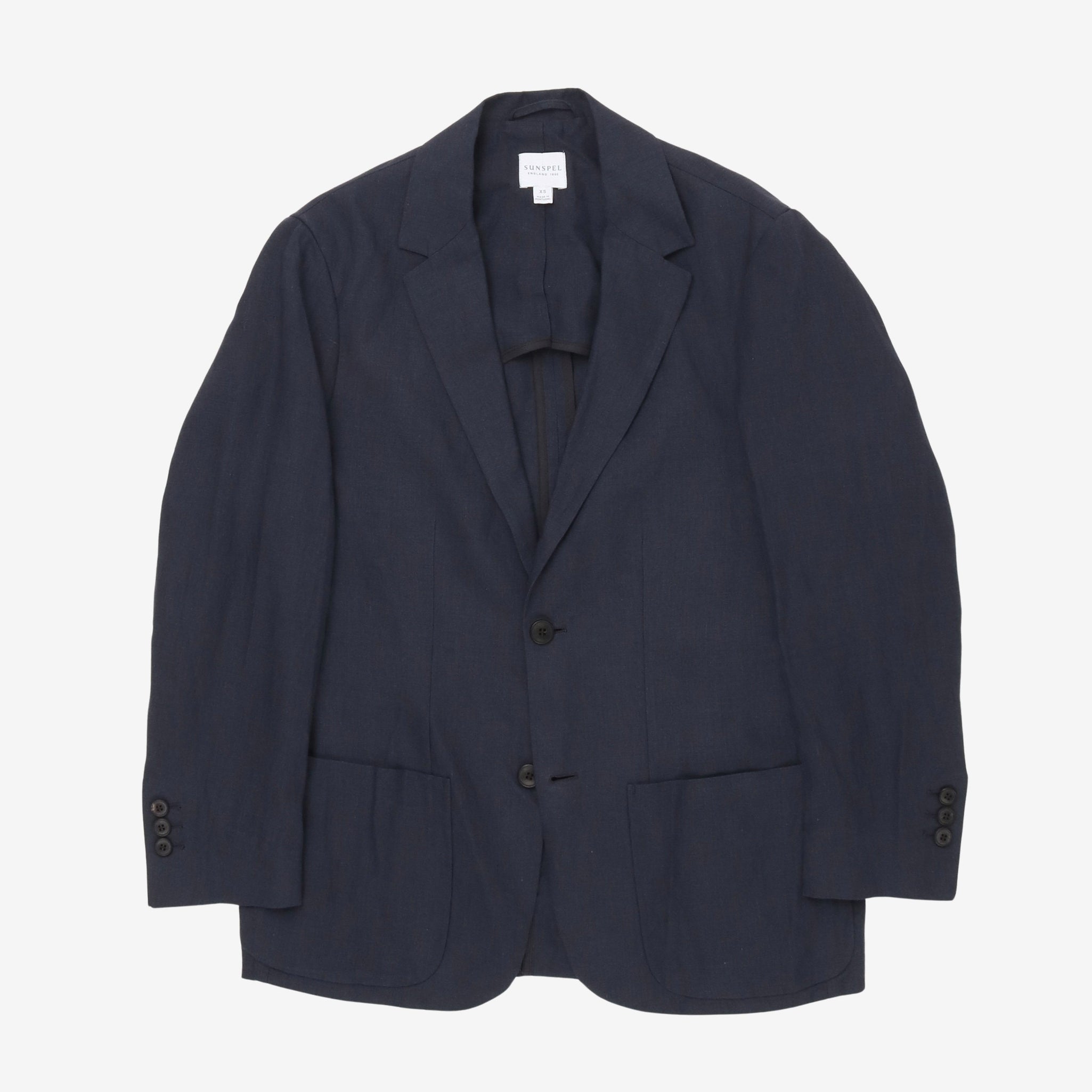 Linen Unstructured Blazer