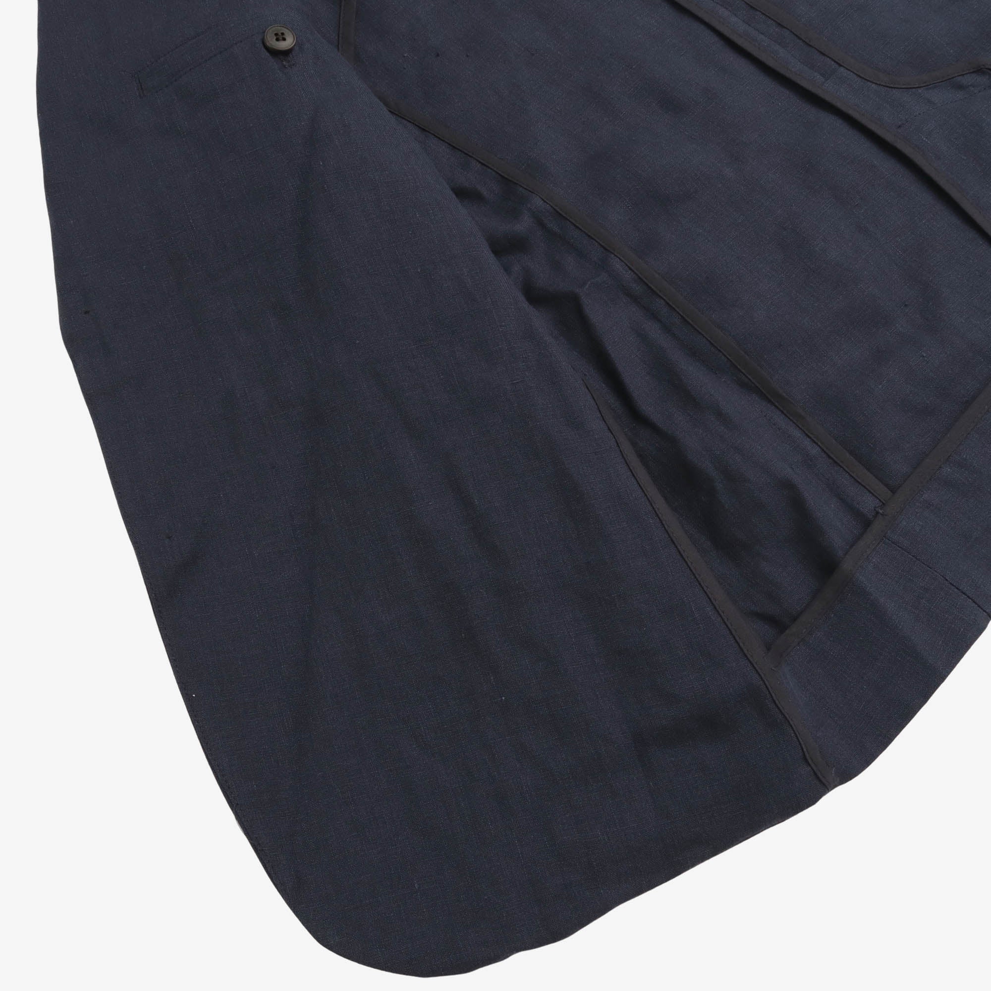 Linen Unstructured Blazer