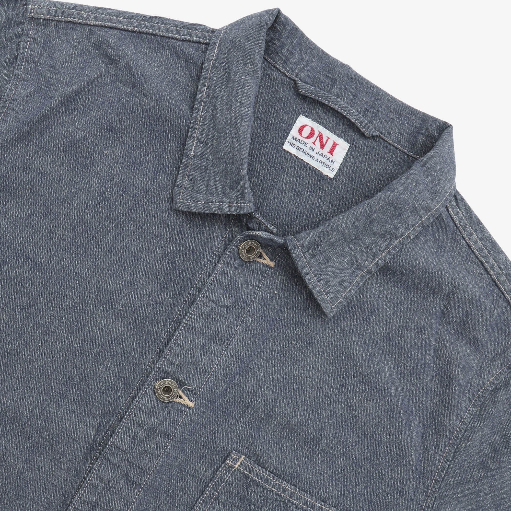 8.3oz Chambray Coverall Jacket