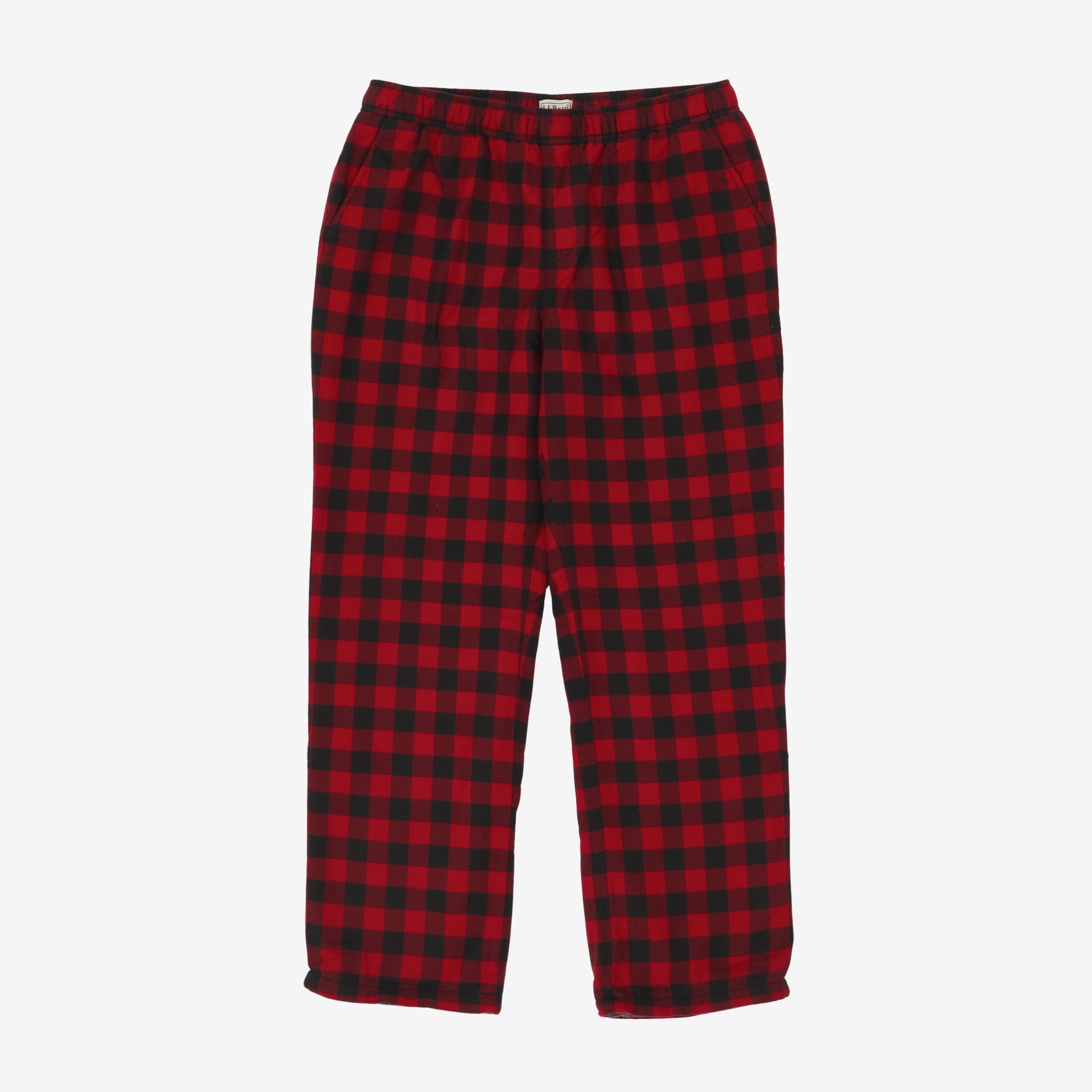 Fleece Lined Flannel Lounge Pants