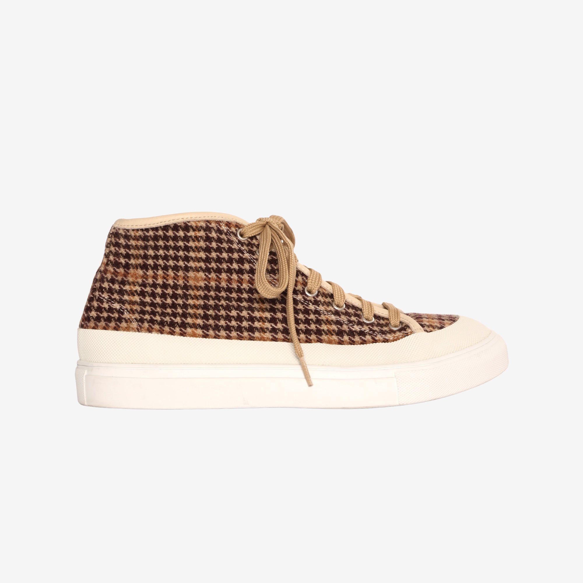 Houndstooth Print Sneakers