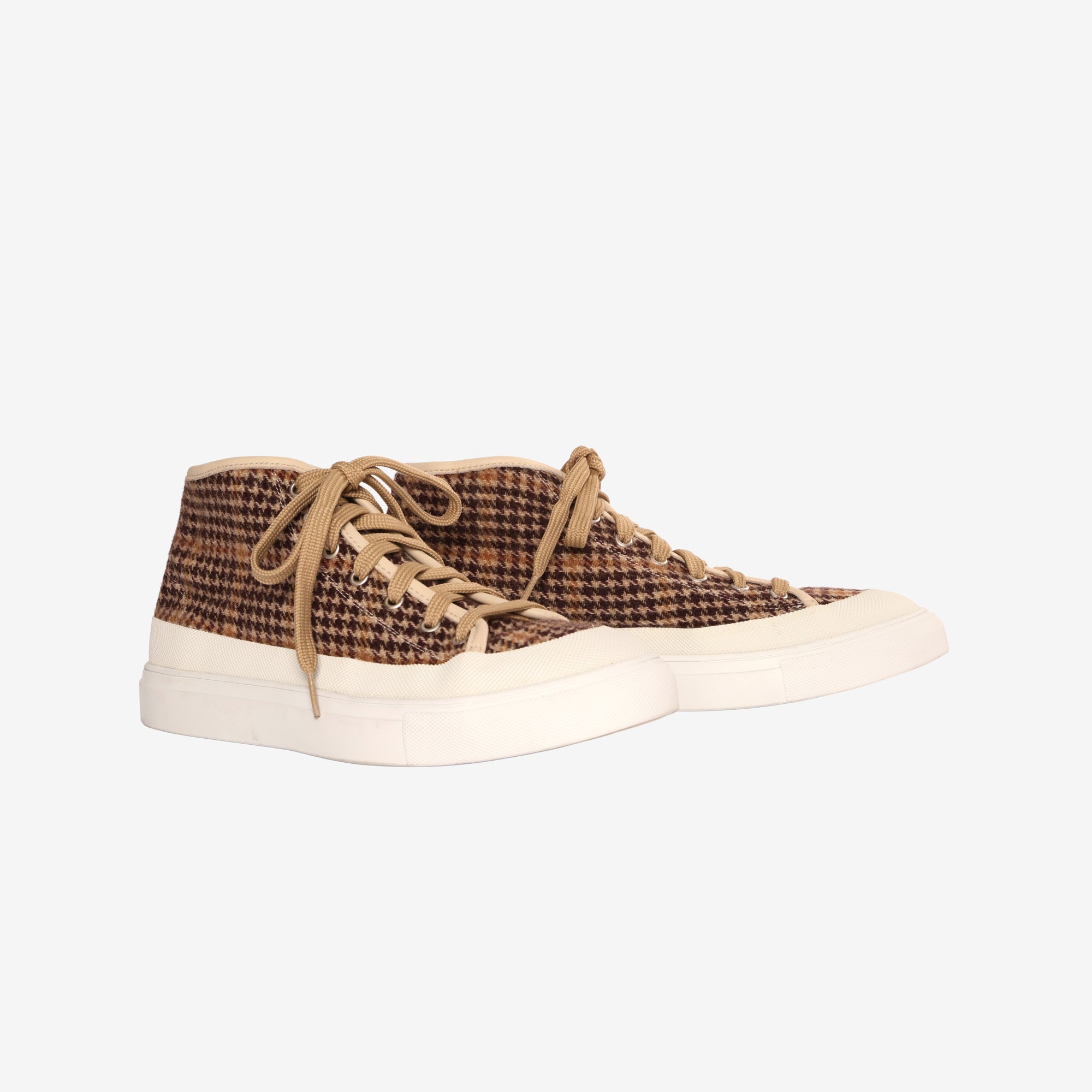 Houndstooth Print Sneakers