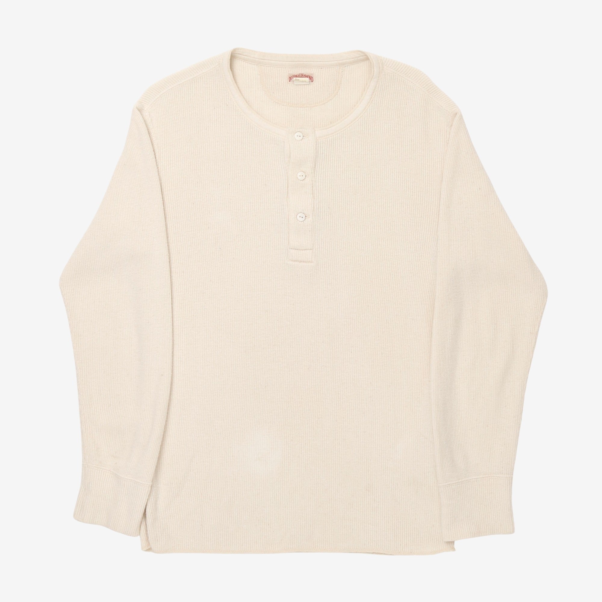 Double Diamond Ribbed Henley