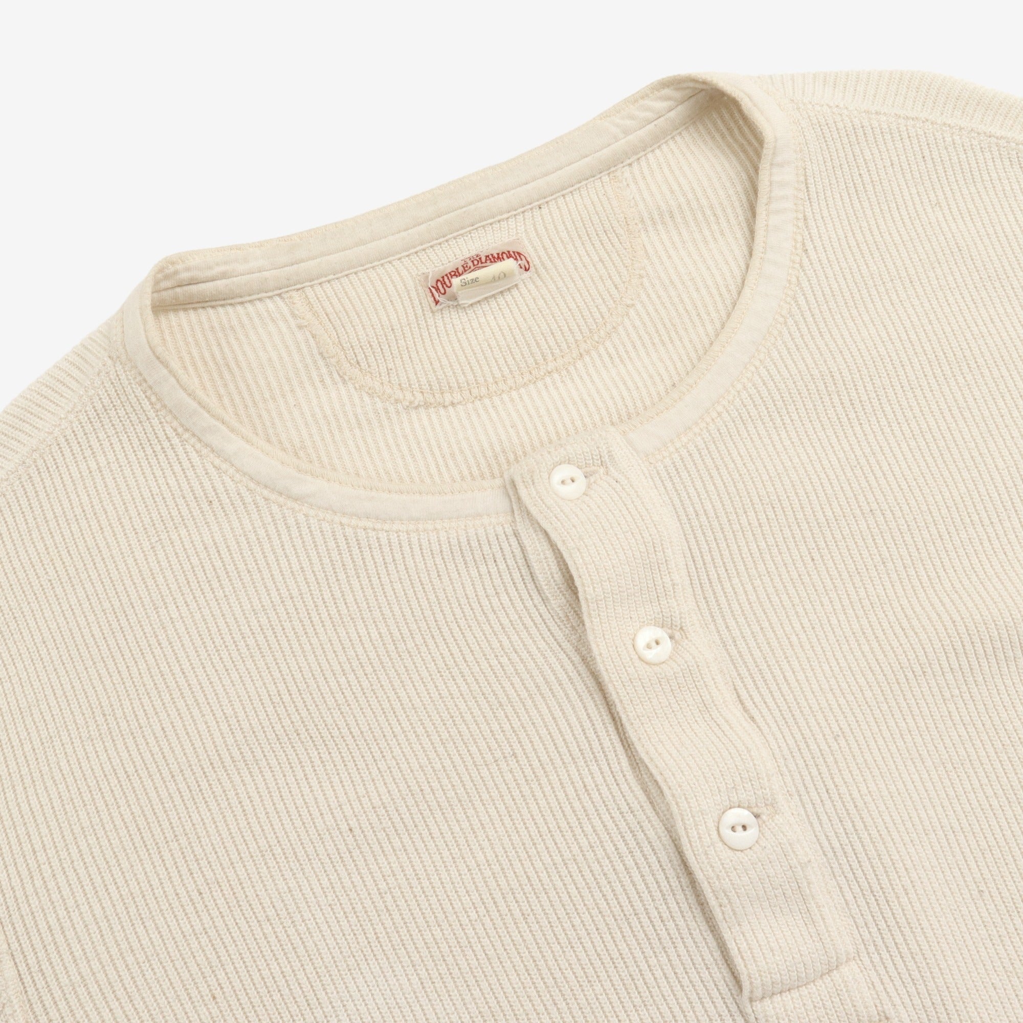 Double Diamond Ribbed Henley
