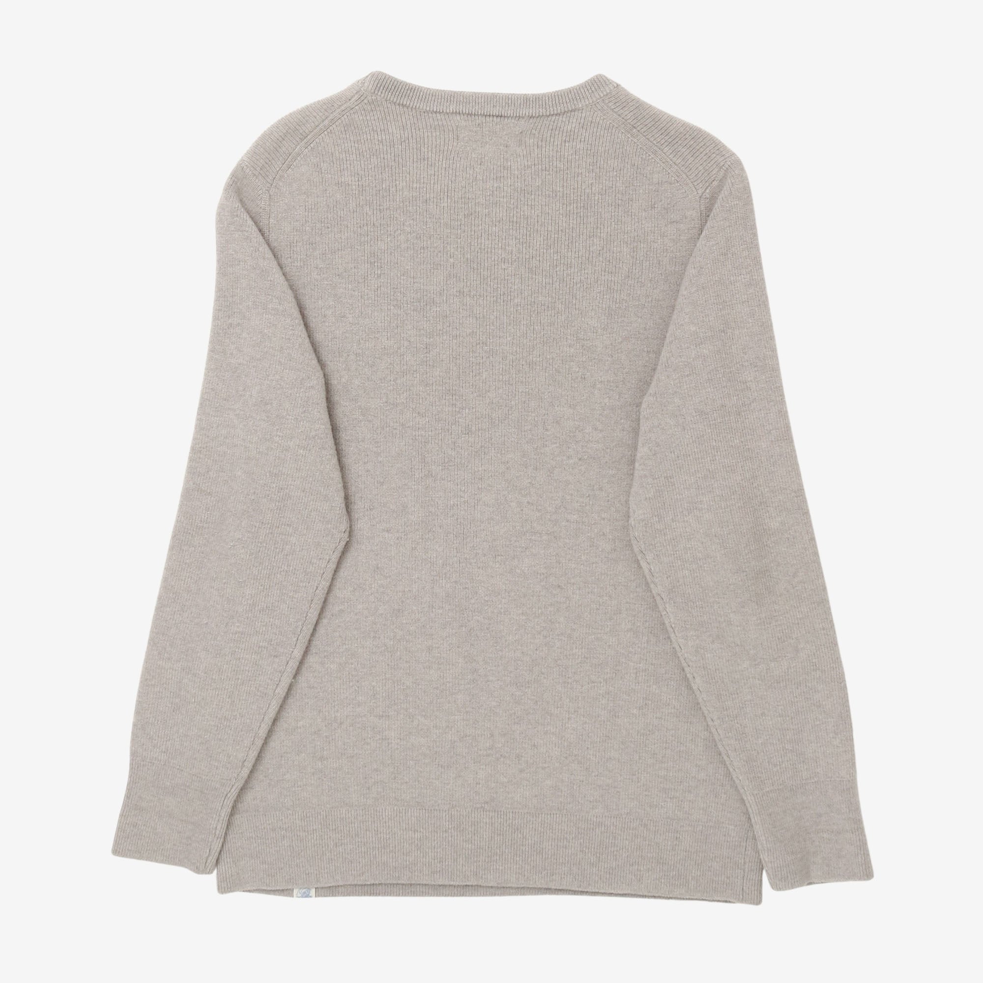 V Gusset Merino Wool Sweater