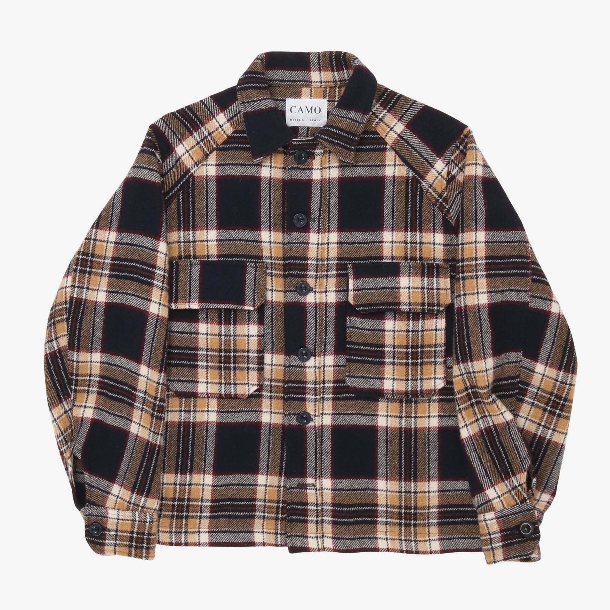 Balio Check Wool Overshirt
