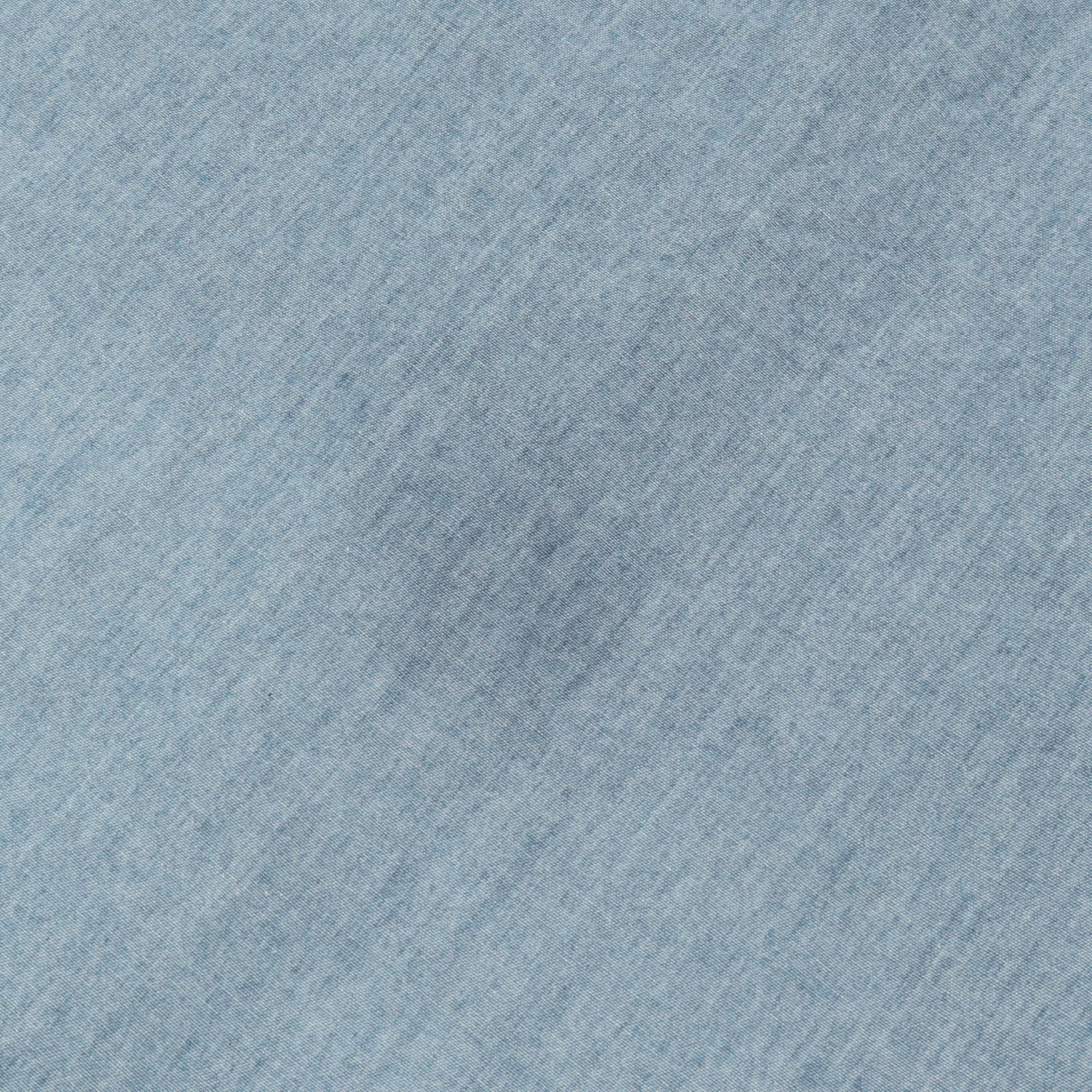 Spread Collar Chambray Shirt