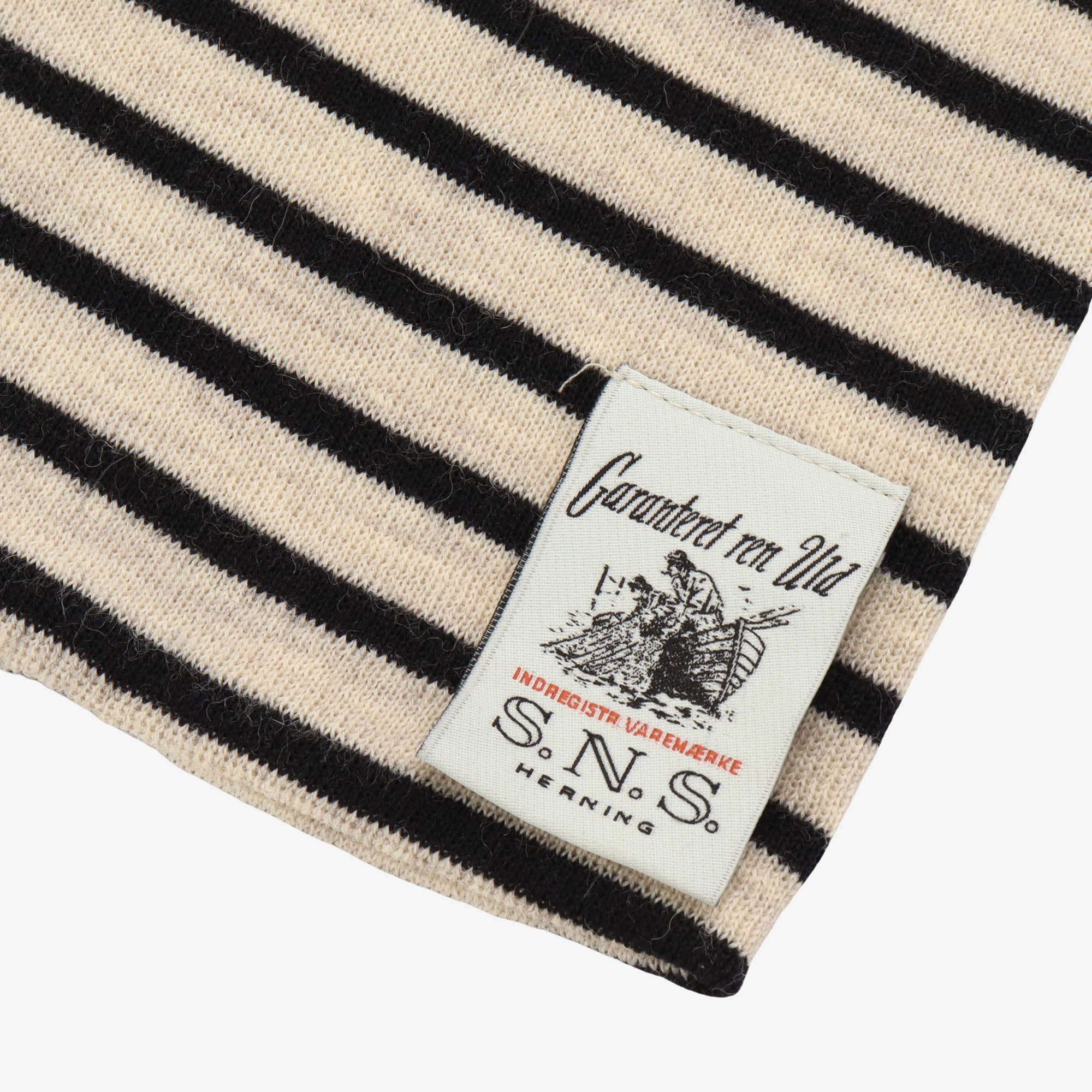 Striped Wool Double Scarf