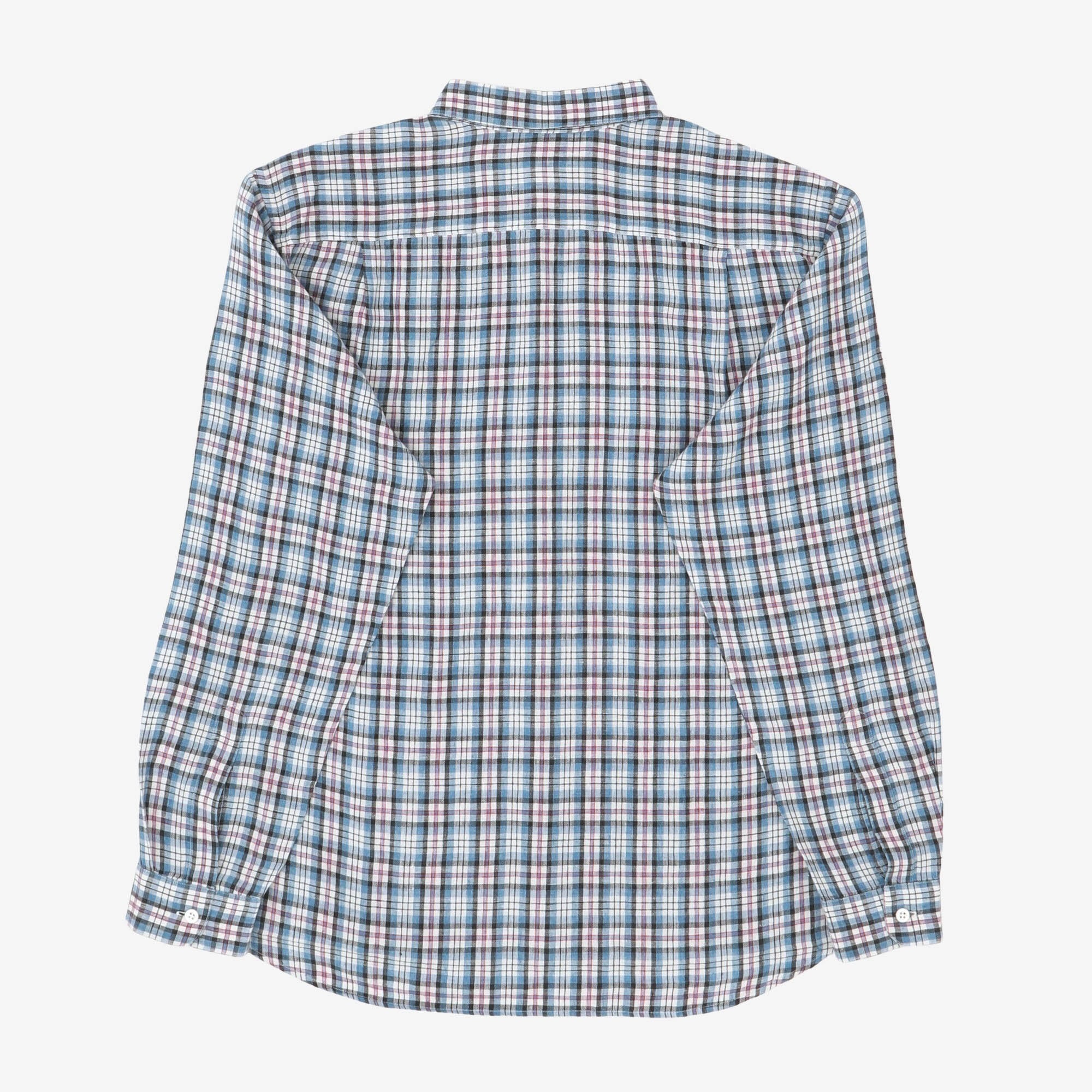 JS Checked Linen Shirt
