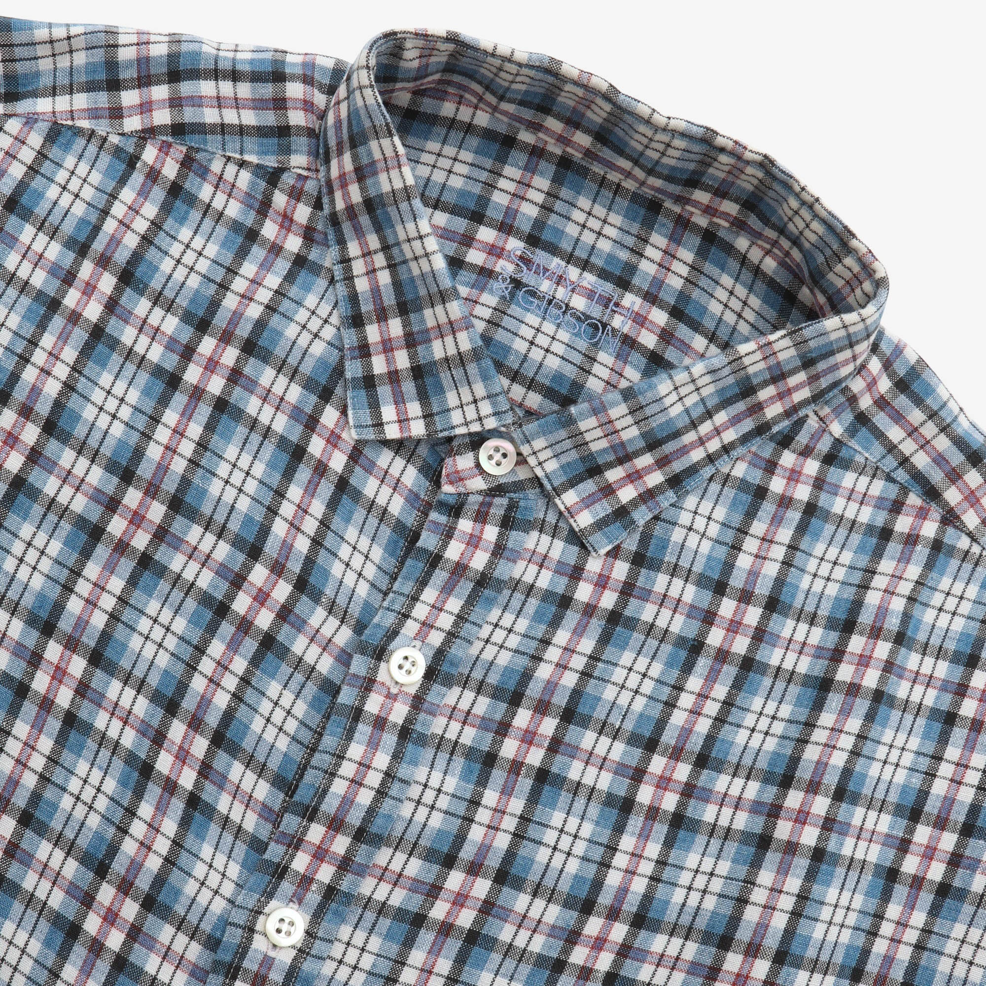 JS Checked Linen Shirt