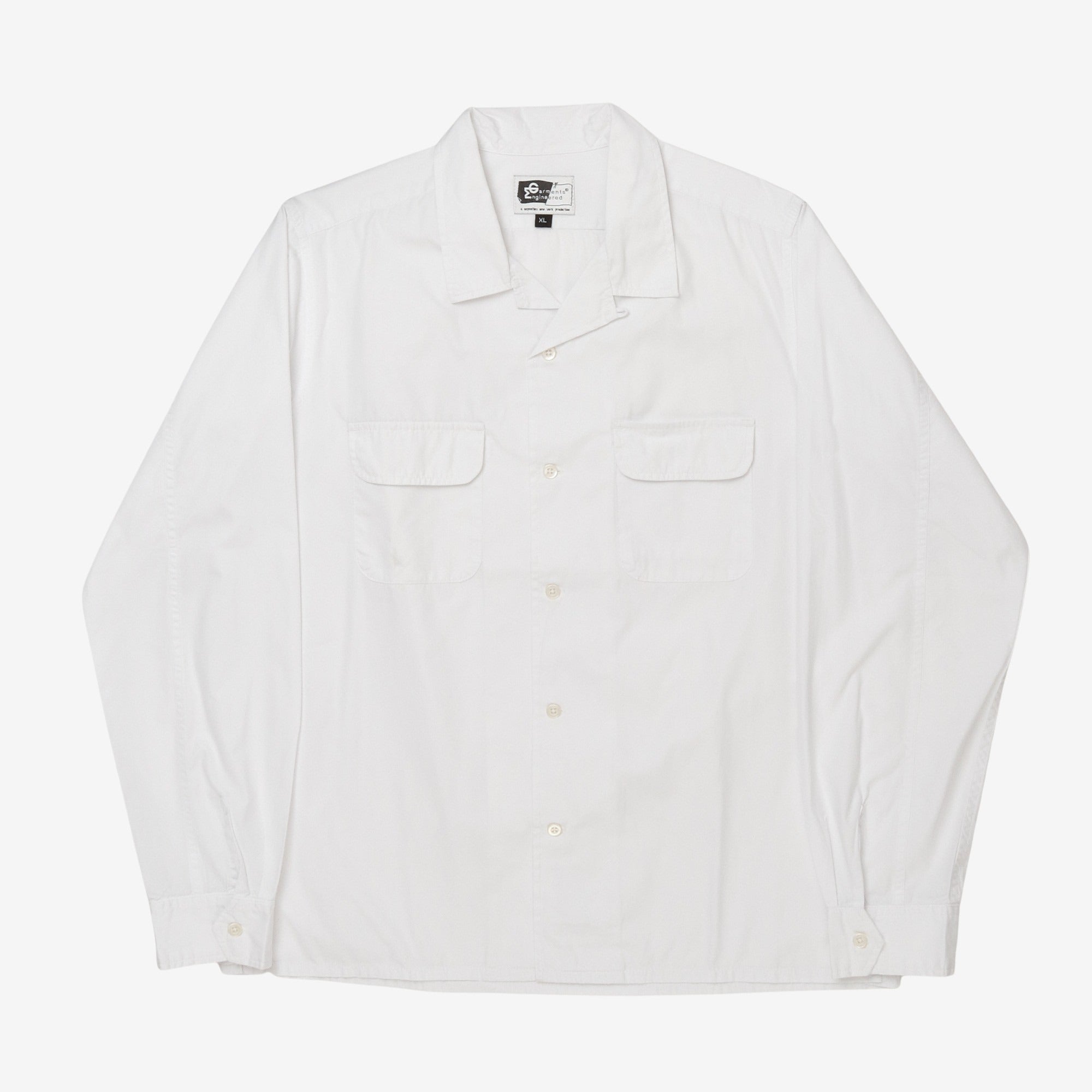 Open Collar Work Shirt