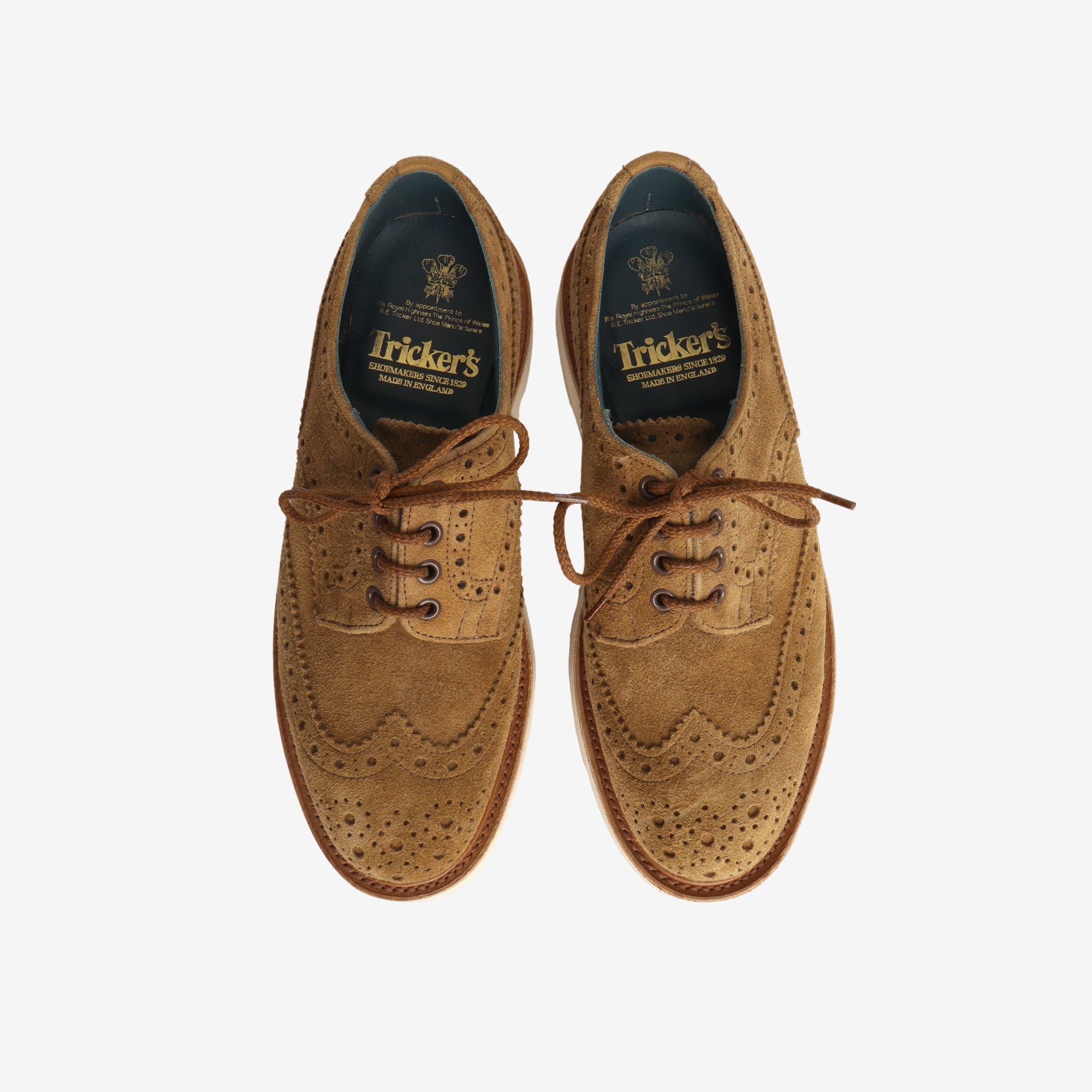 Suede Brogue Shoe
