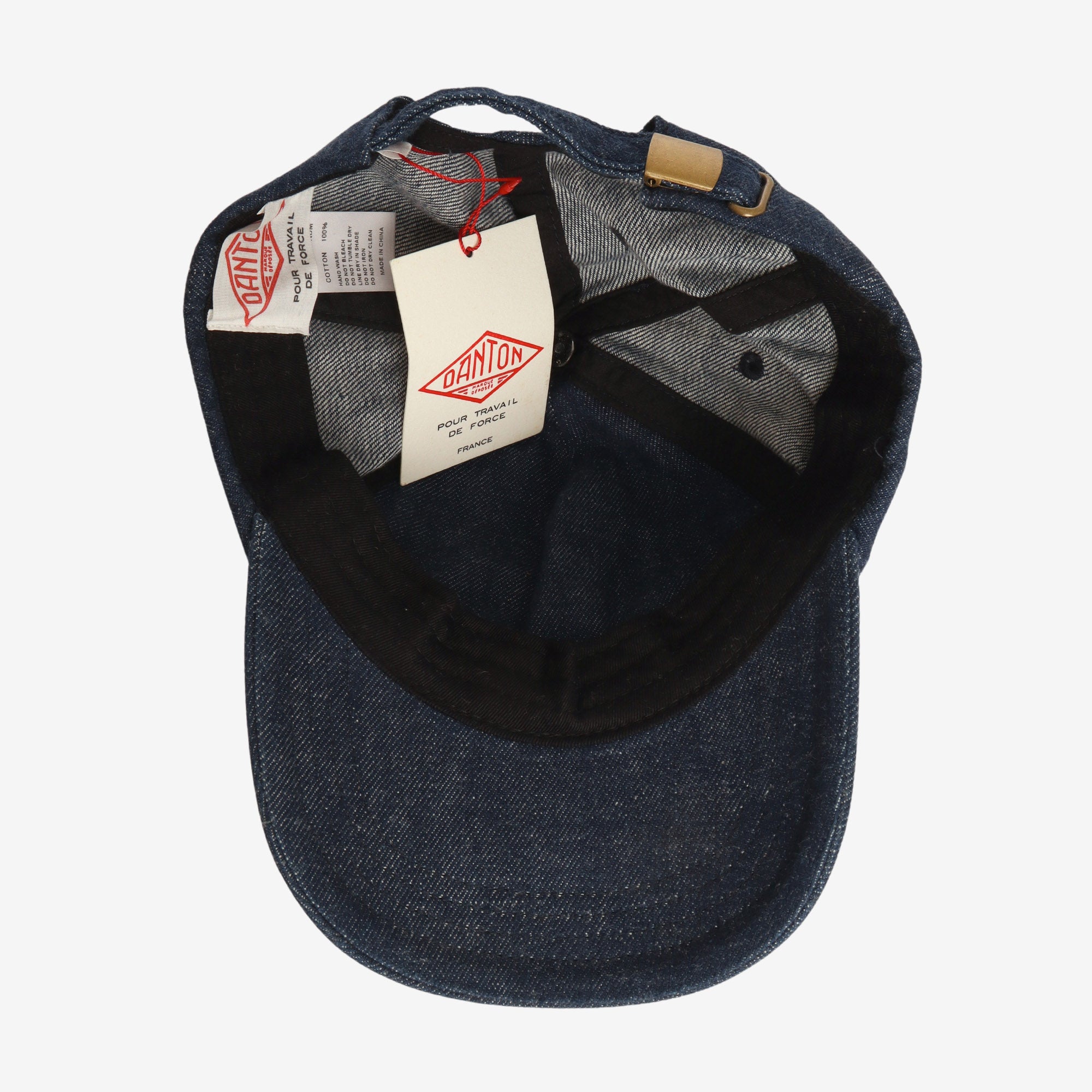 6 Panel Washed Denim Cap