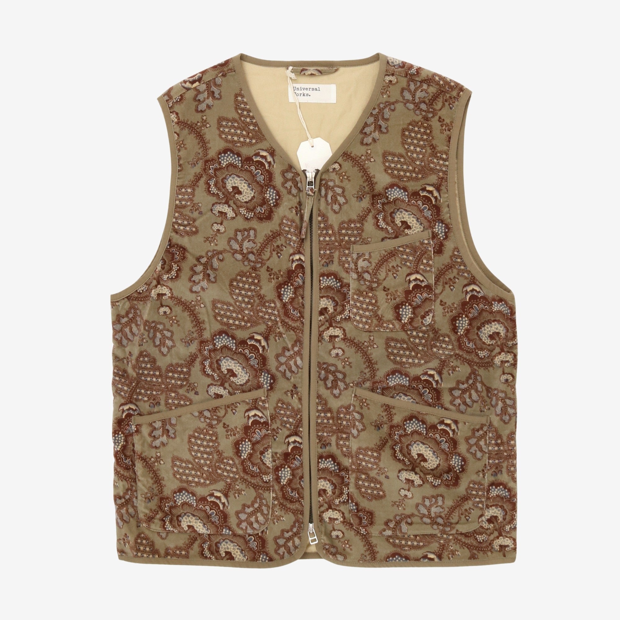 Brushed Hendrix Zip Up Vest