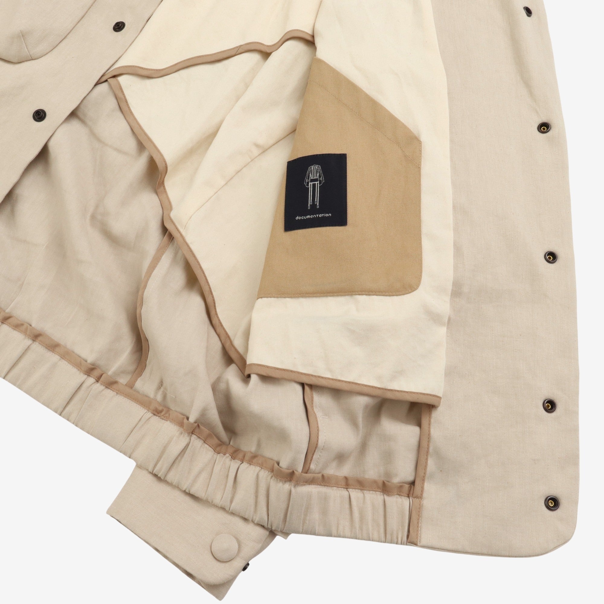 Linen Blend CPO Jacket
