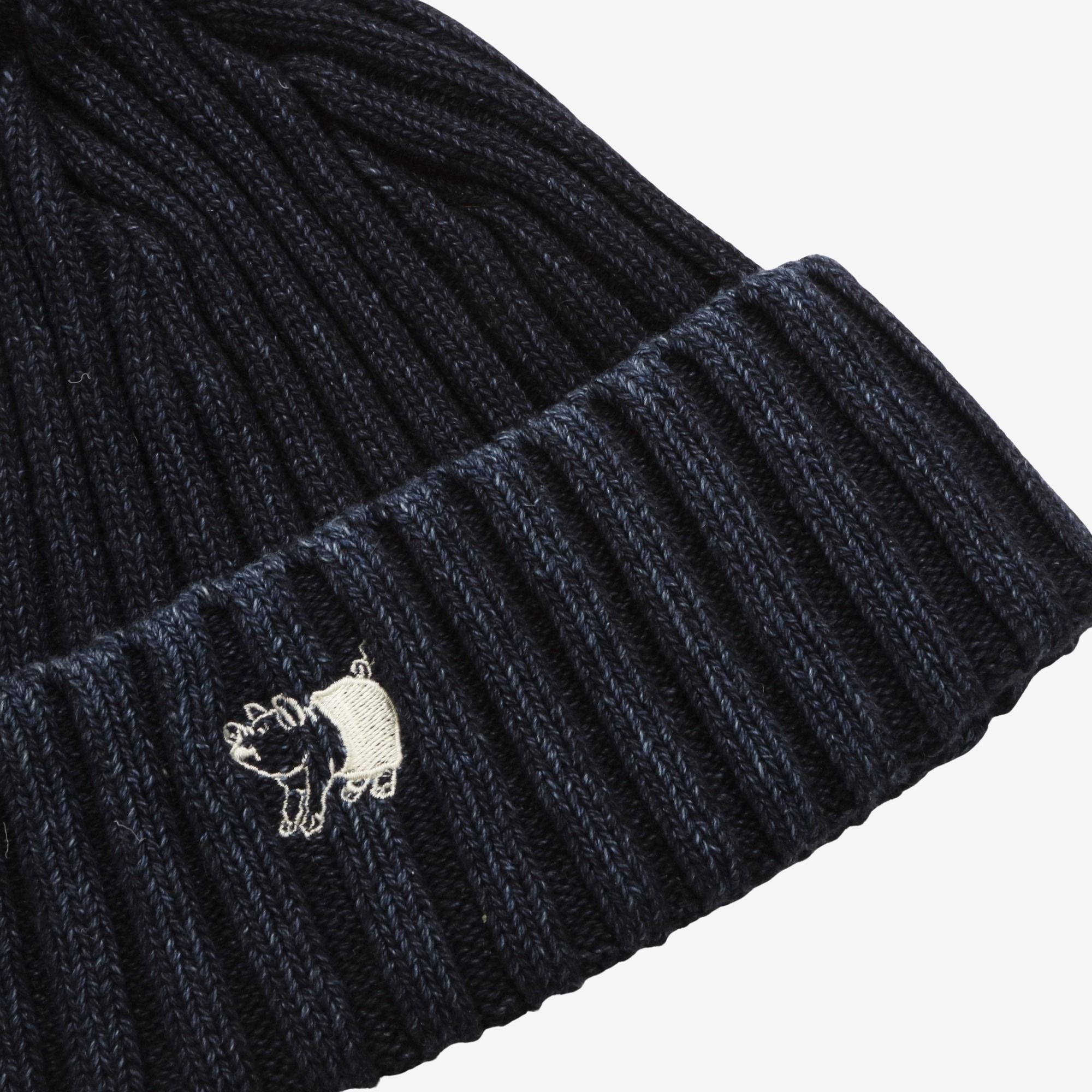 Indigo Knit Beanie