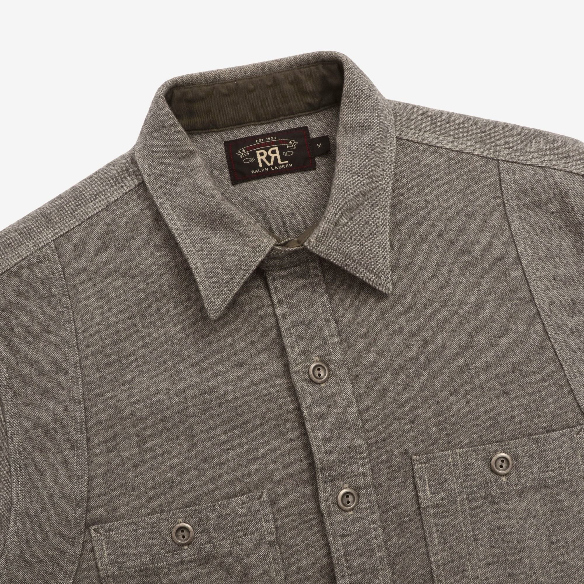 Wool Blend Work Shirt