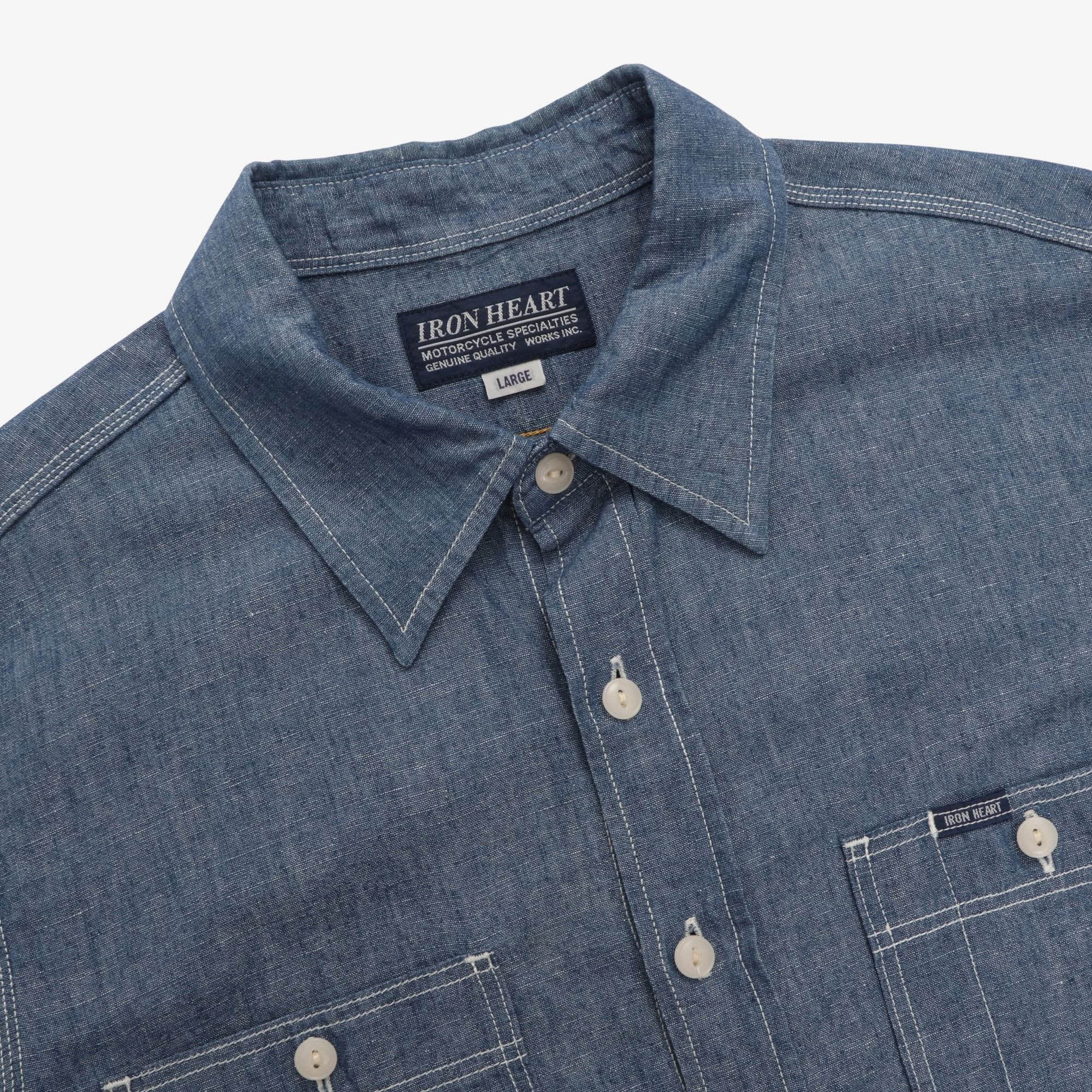 Selvedge Chambray SS Work Shirt