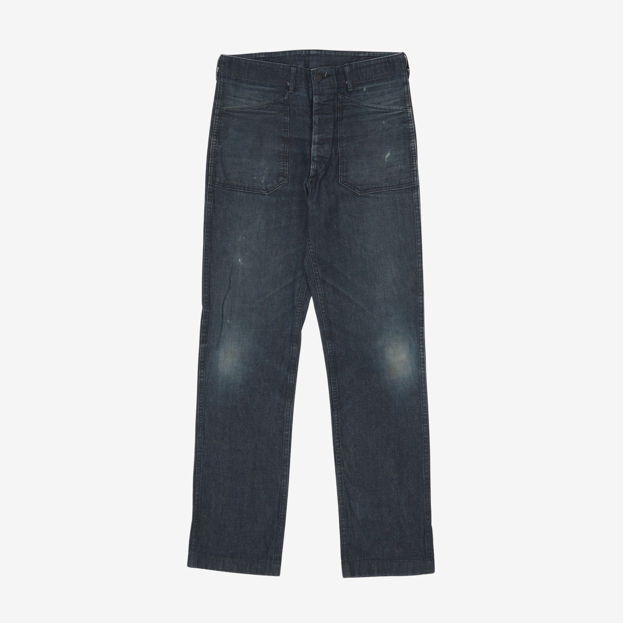 Denim Fatigue Pants