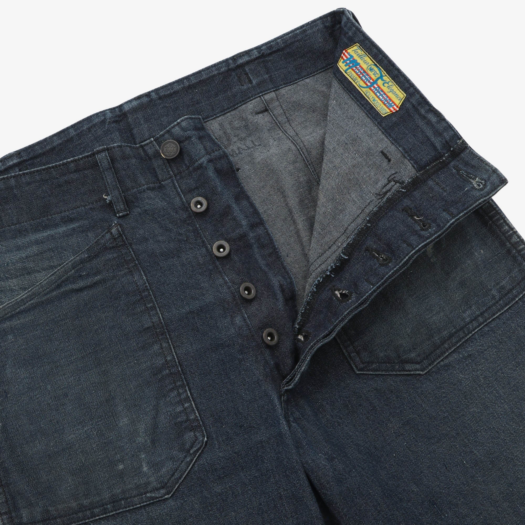 Denim Fatigue Pants