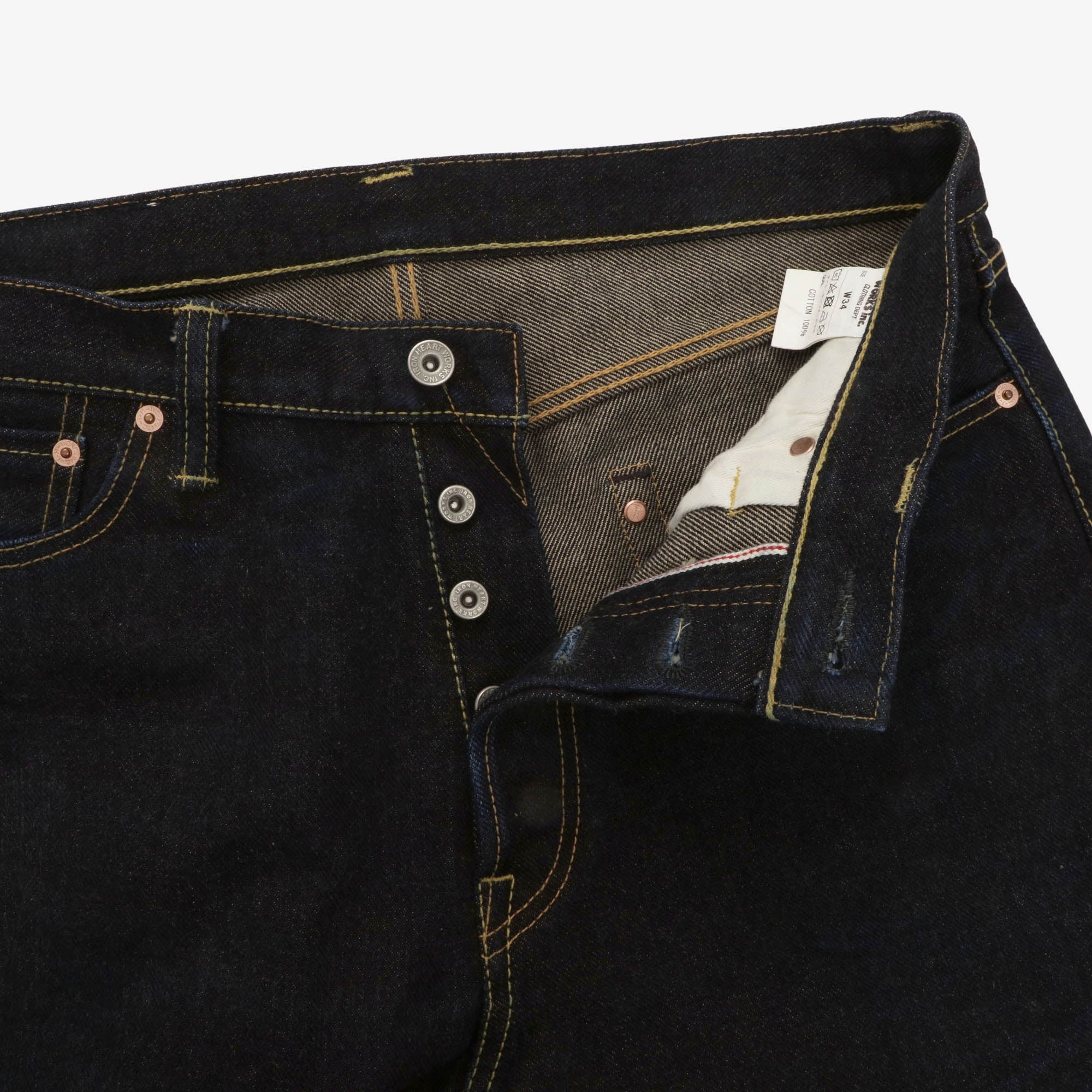 19oz Relaxed Tapered Selvedge Denim