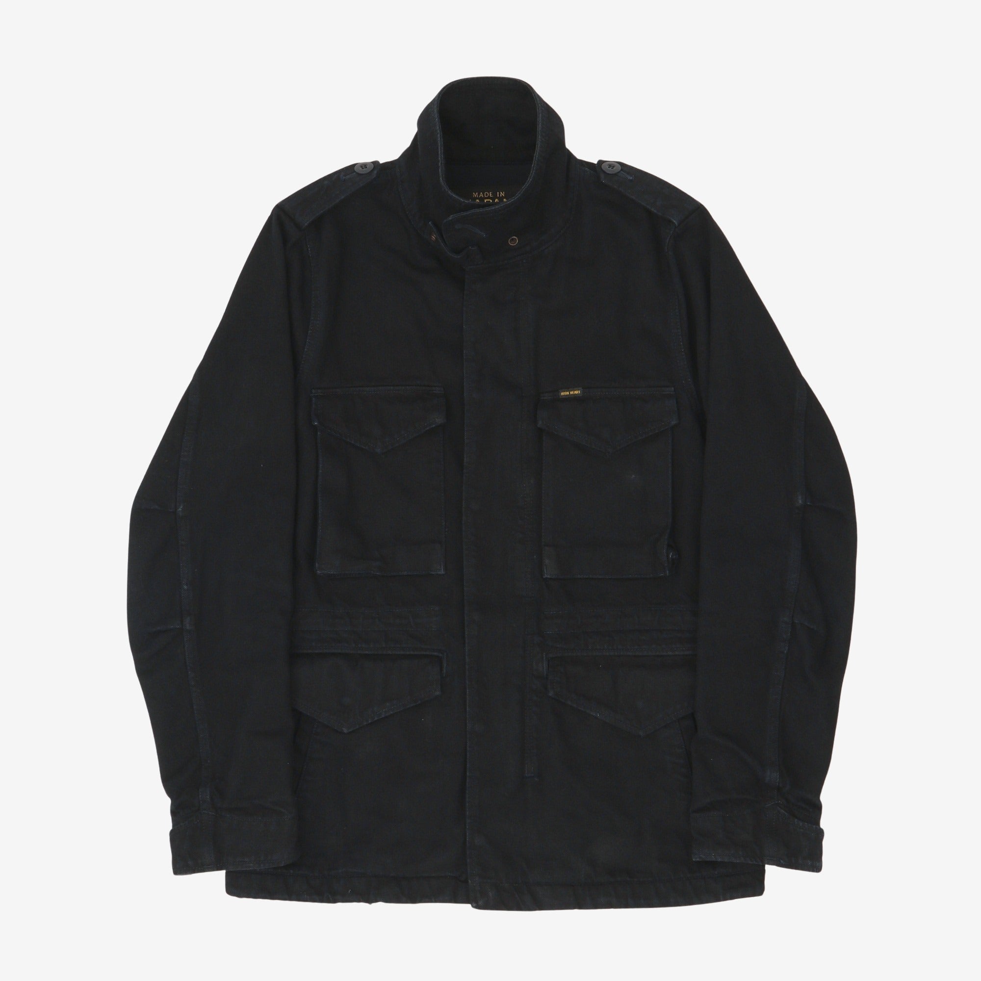 16oz M-65 Field Jacket (Overdye Denim Indigo)