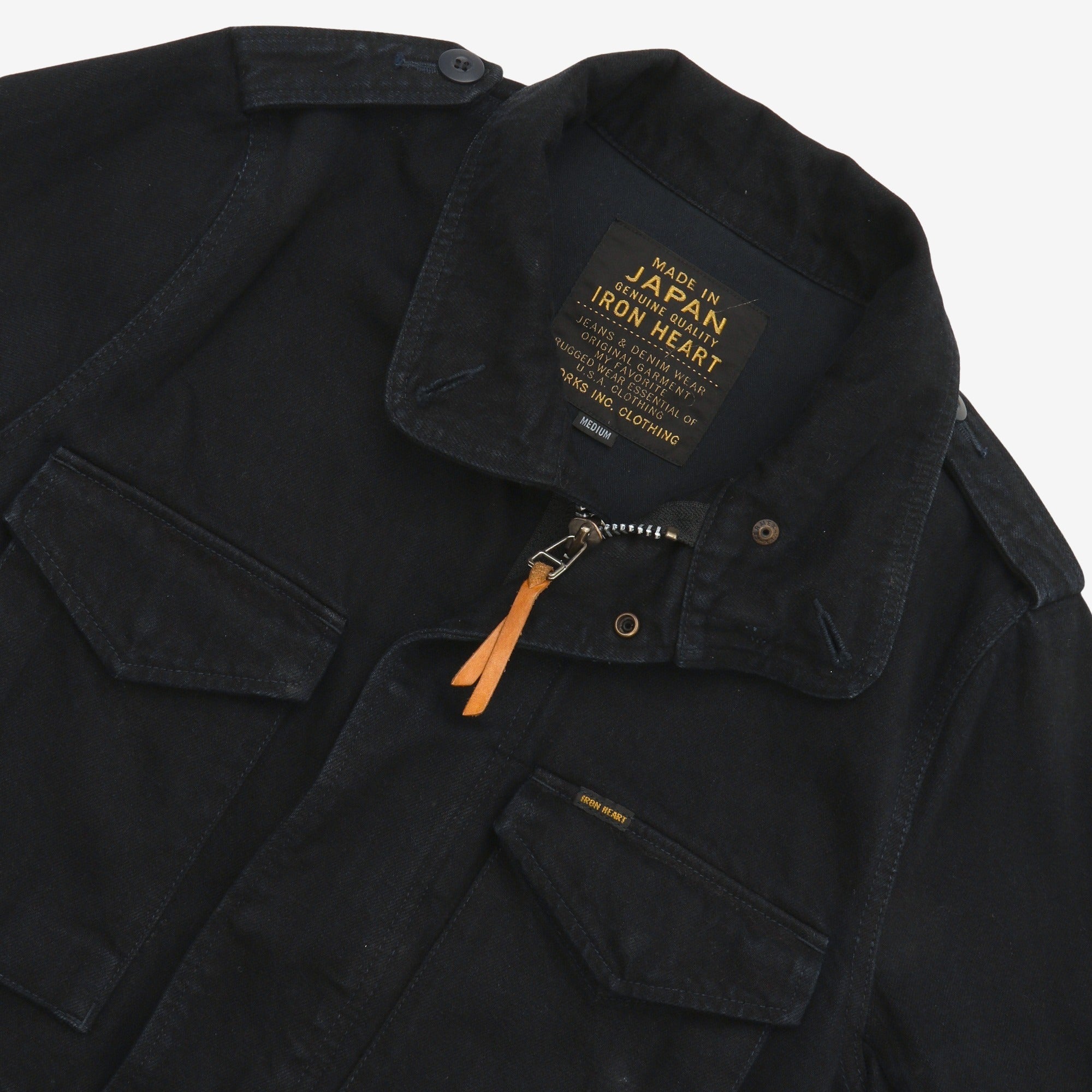 16oz M-65 Field Jacket (Overdye Denim Indigo)