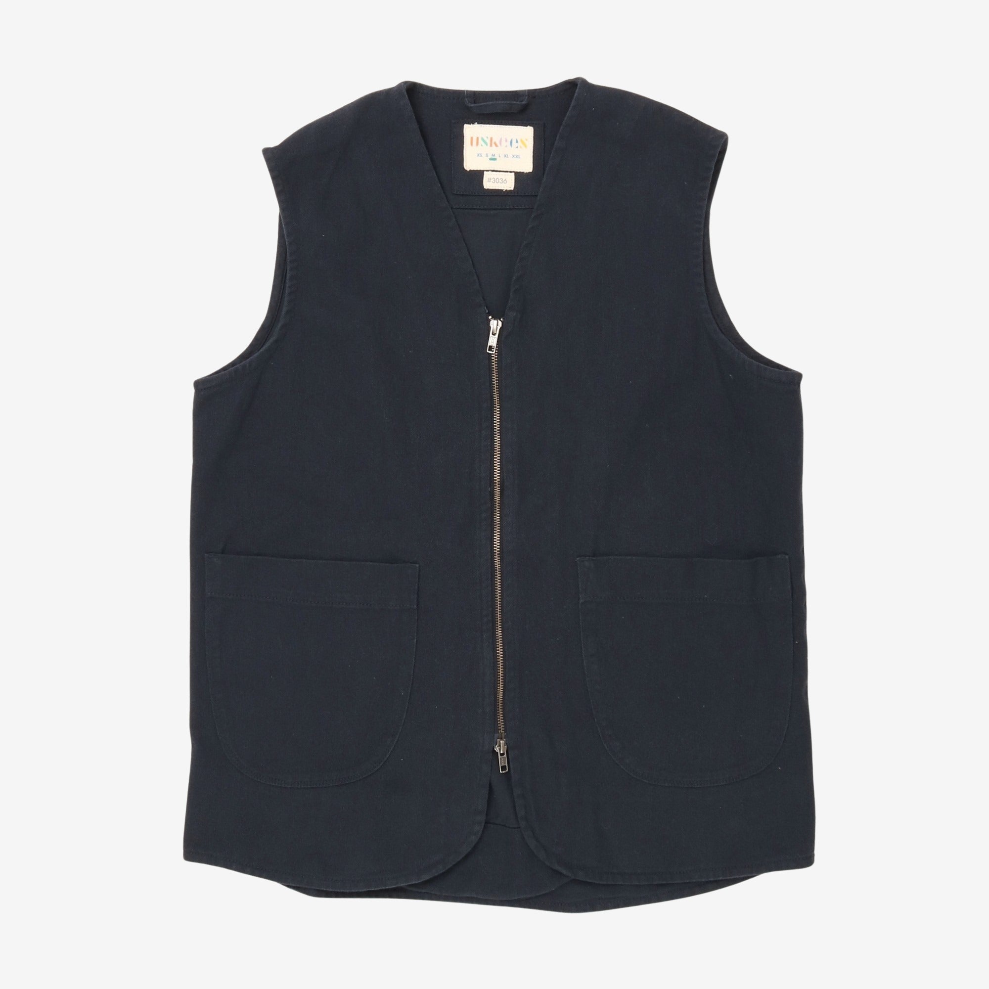 3036 Drill Zip-Up Vest