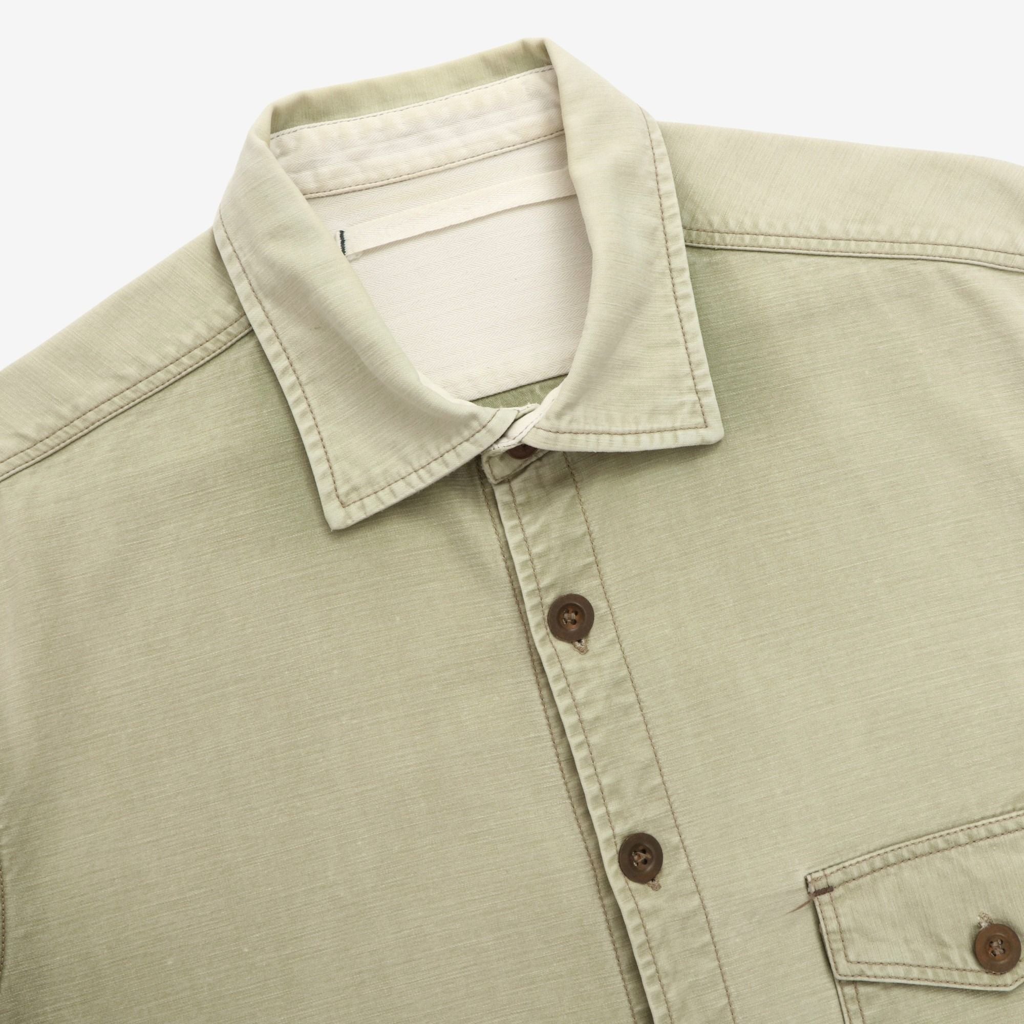 Point Collar Work Shirt Jacket