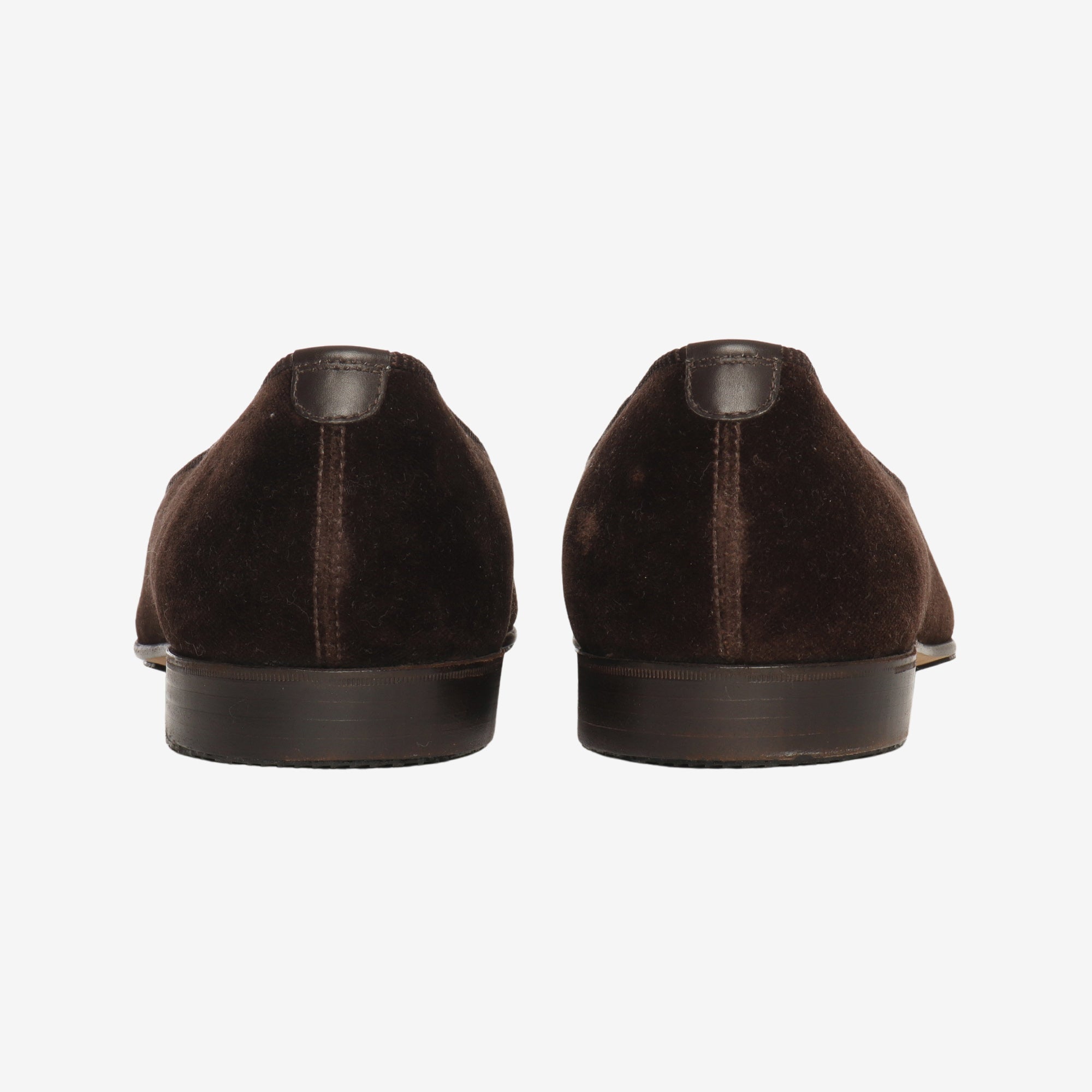 Edward Green Velvet Albert Slippers + Trees