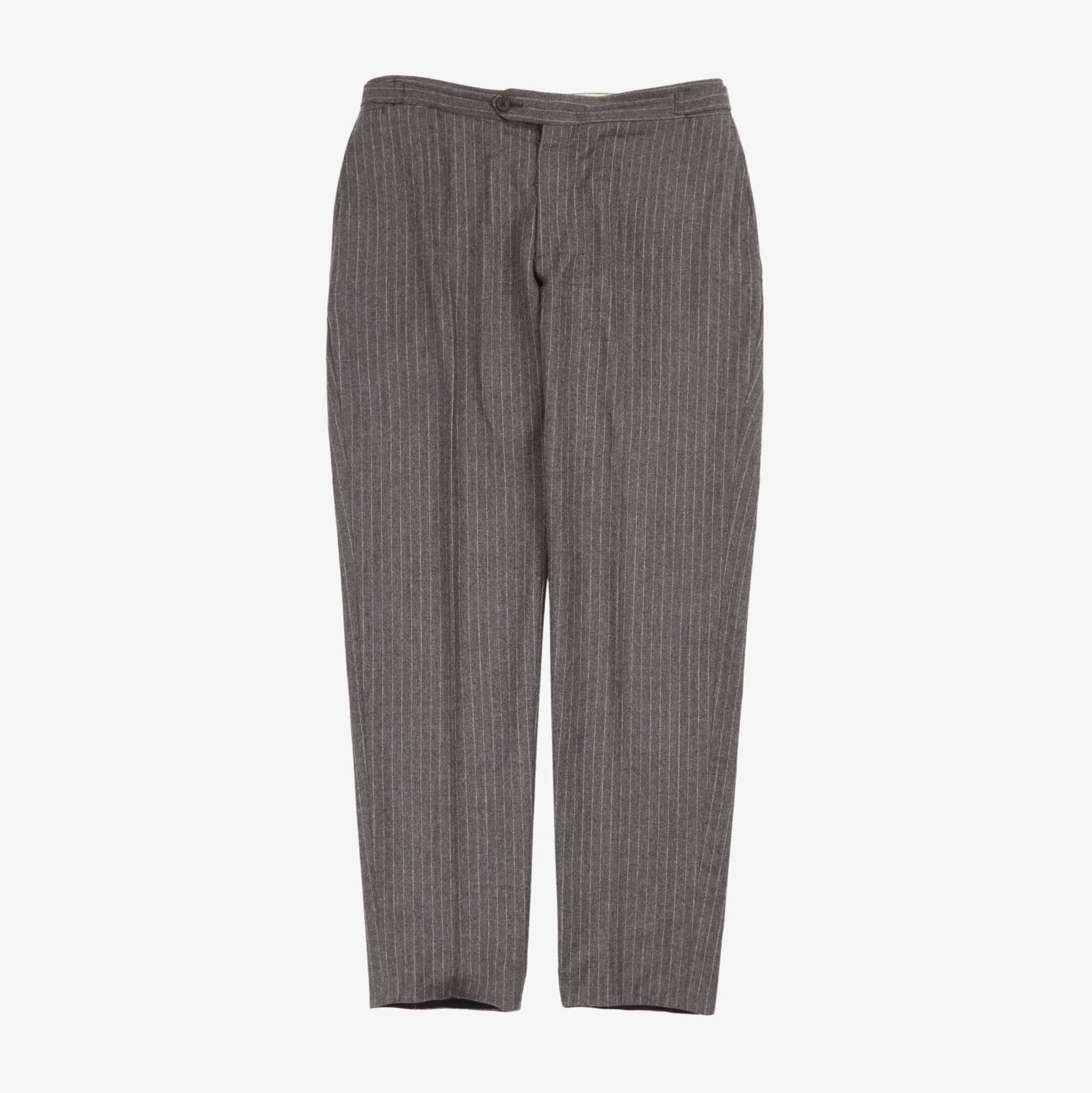 Pinstripe Wool Suit