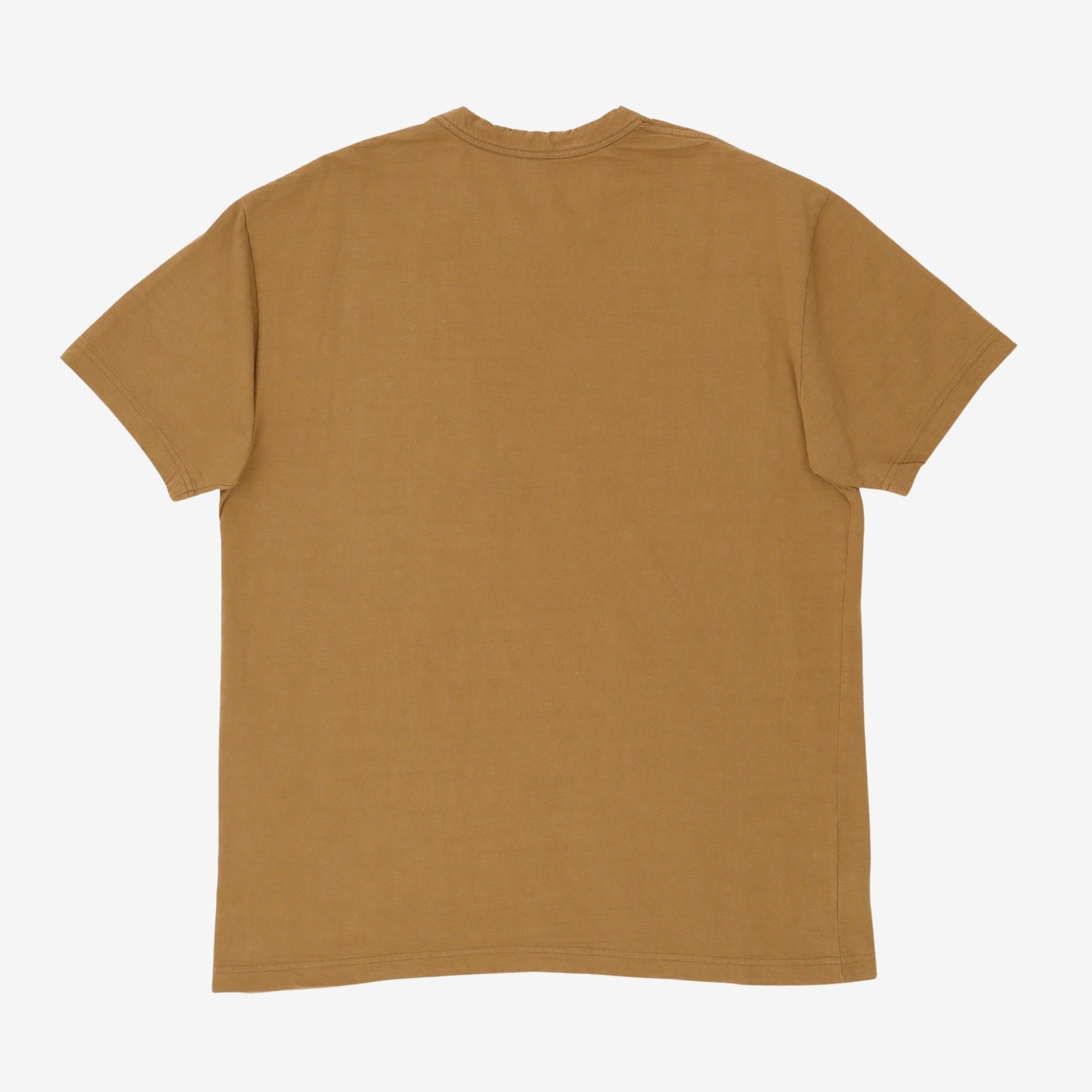 Natural Kakishibu Dyed SS Slub Pocket Tee