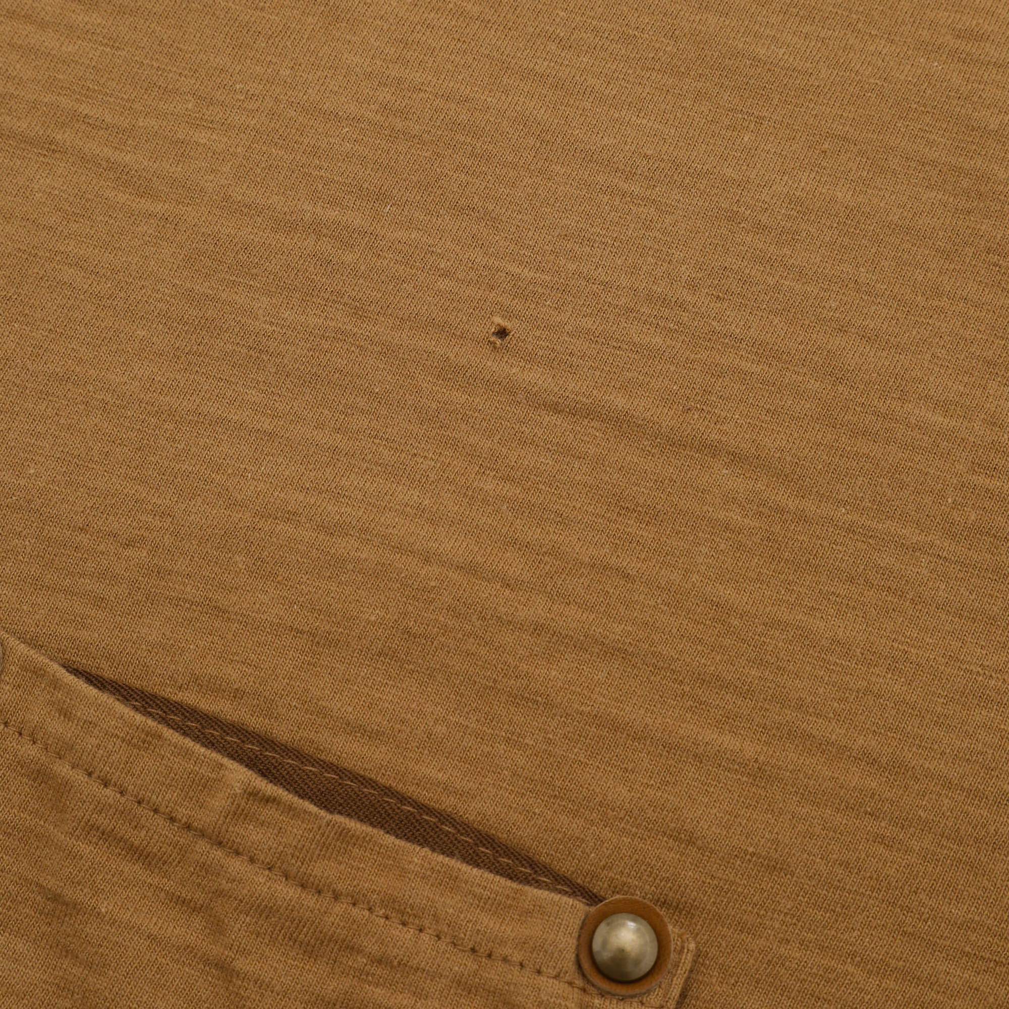 Natural Kakishibu Dyed SS Slub Pocket Tee