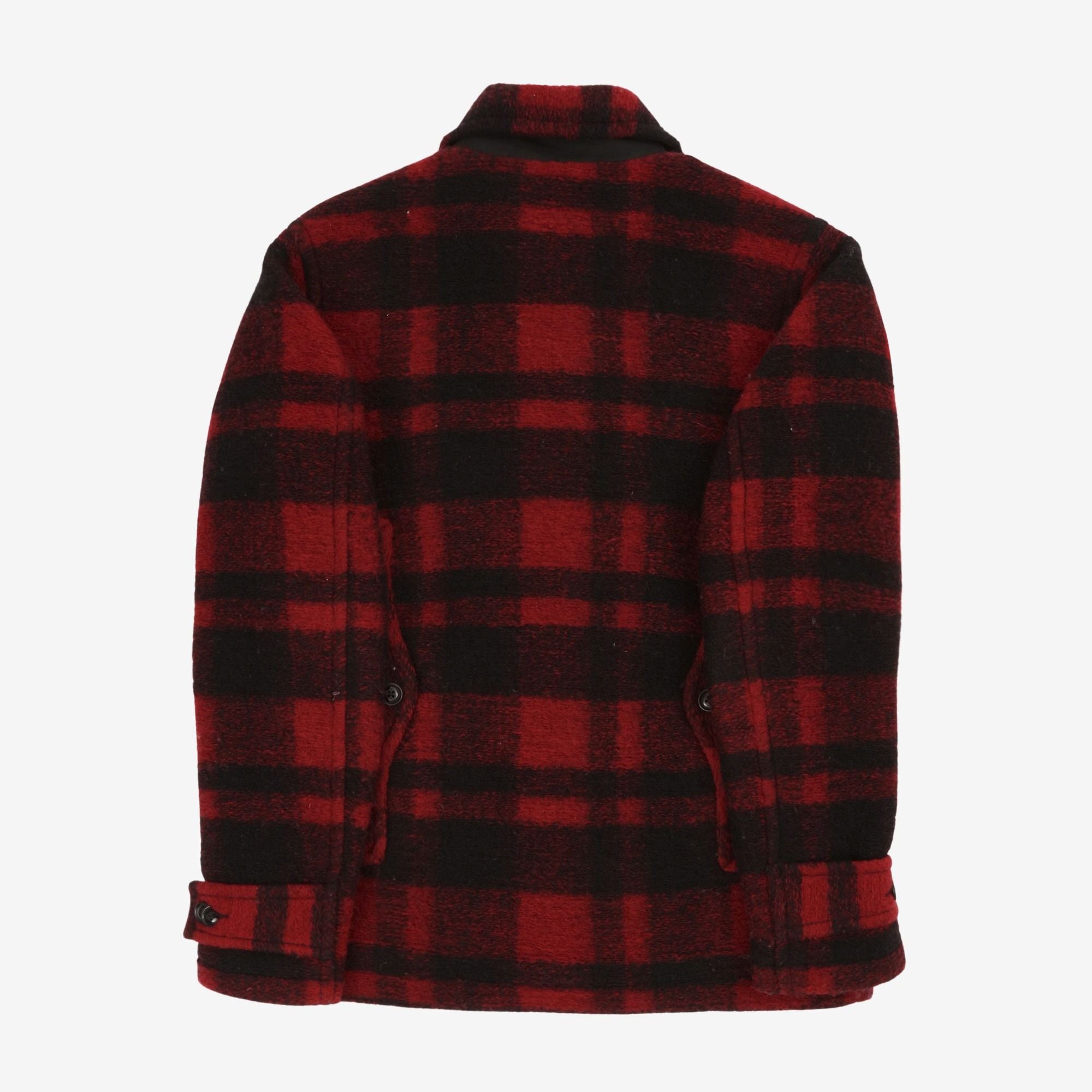 Wool Plaid Barn Jacket