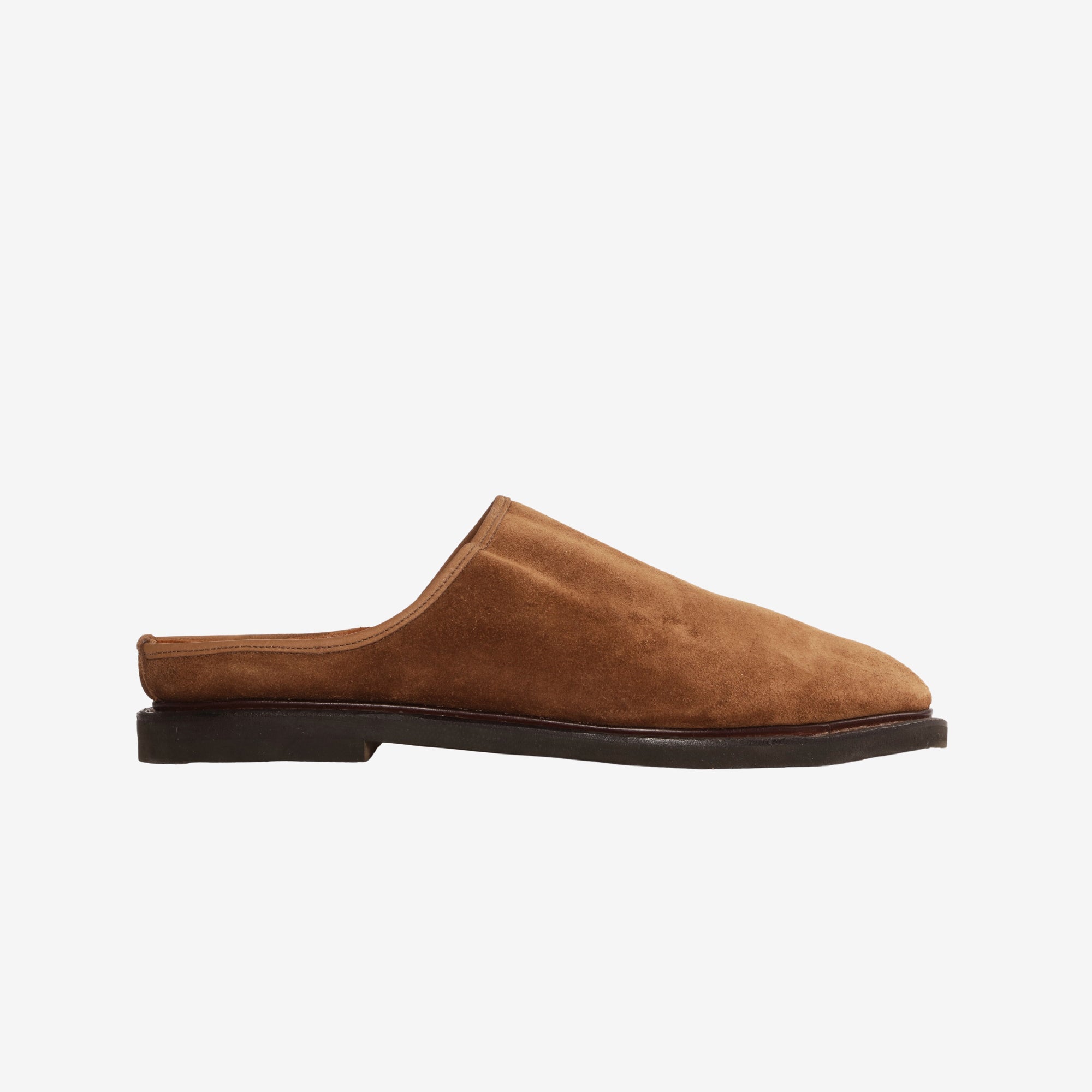 Mule - Brown Suede