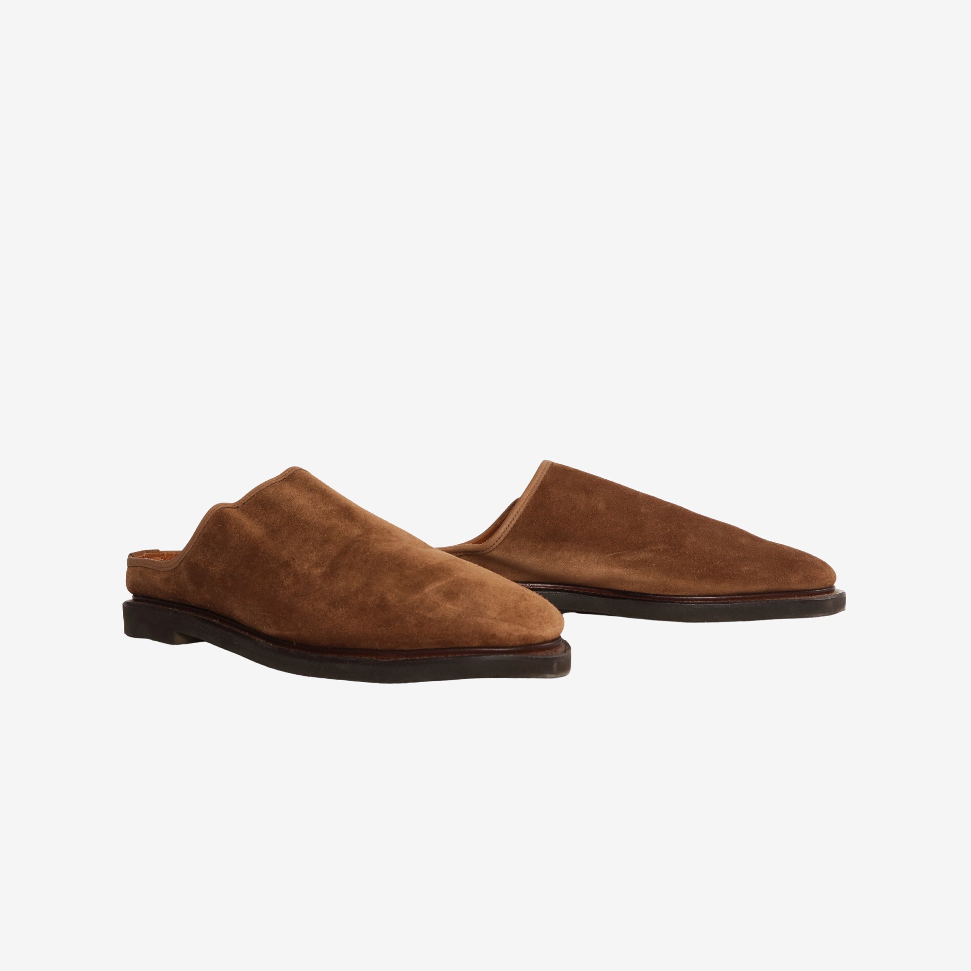 Mule - Brown Suede